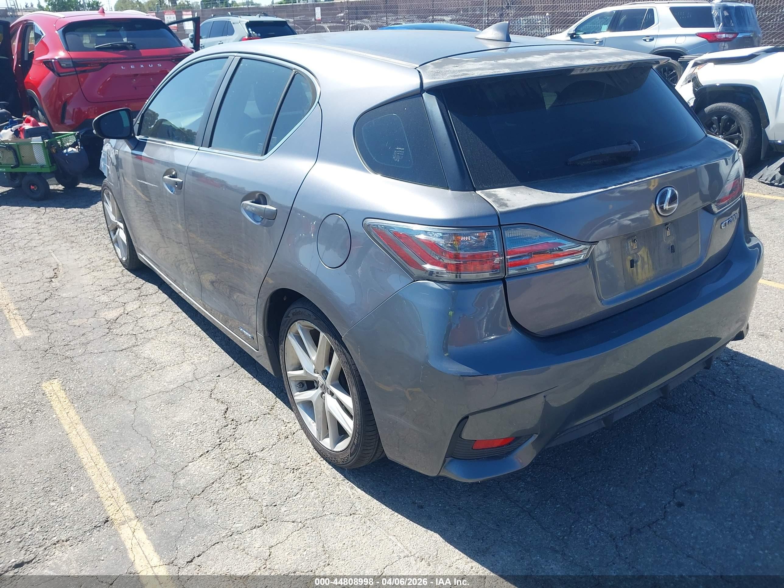 2015 Lexus Ct 200h   Gray vin: JTHKD5BH6F2213902