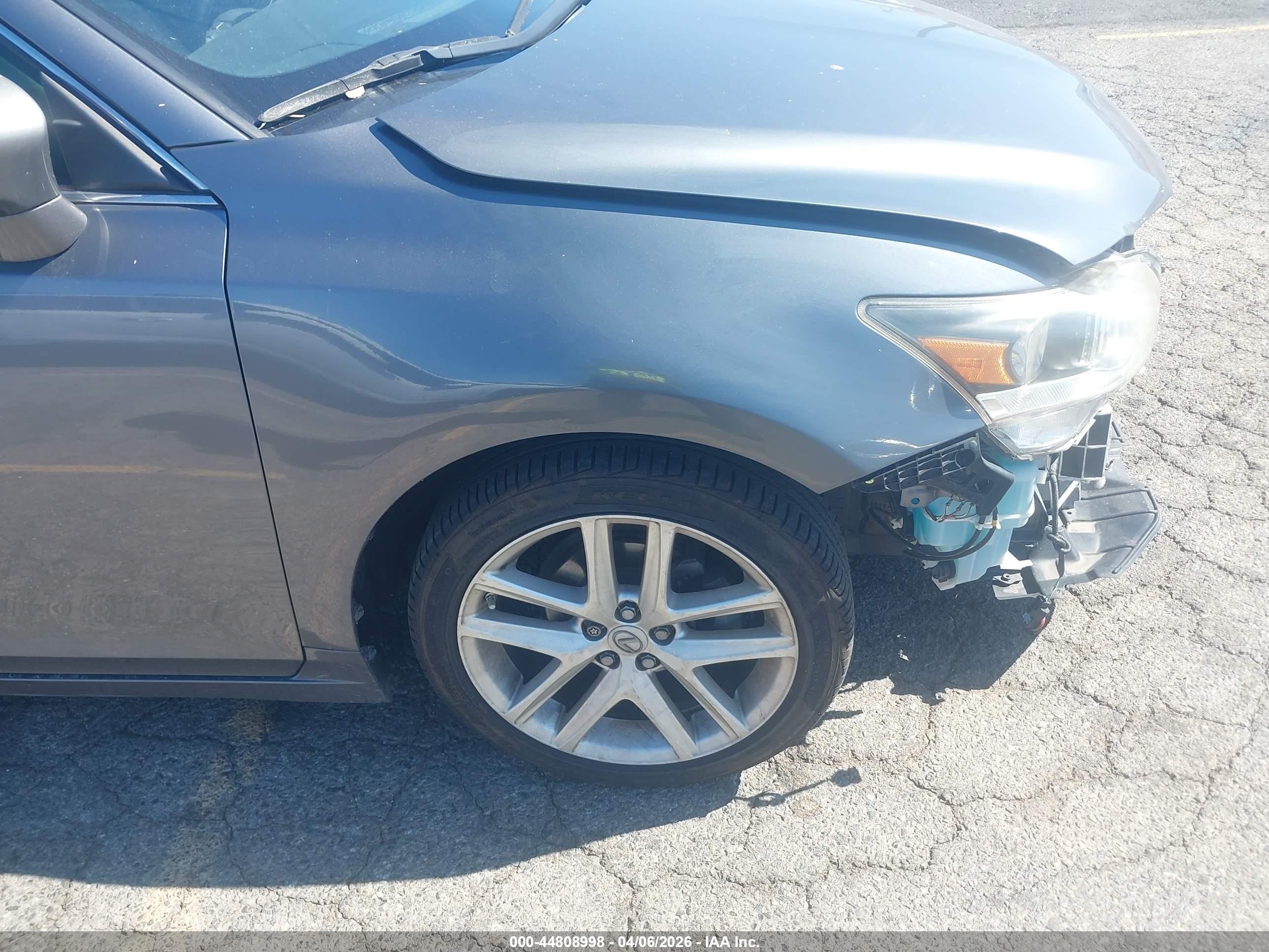 2015 Lexus Ct 200h   Gray vin: JTHKD5BH6F2213902