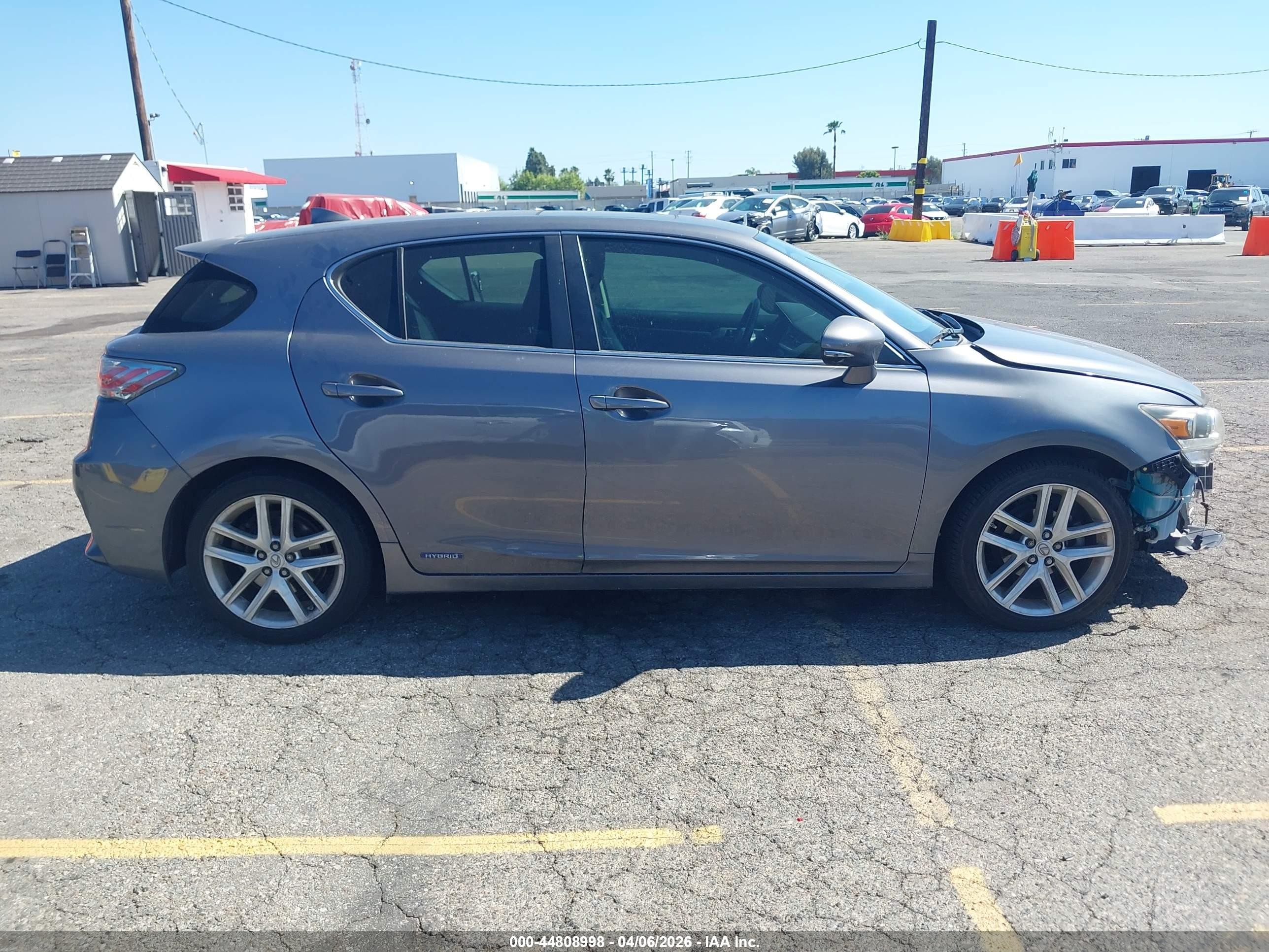 2015 Lexus Ct 200h   Gray vin: JTHKD5BH6F2213902