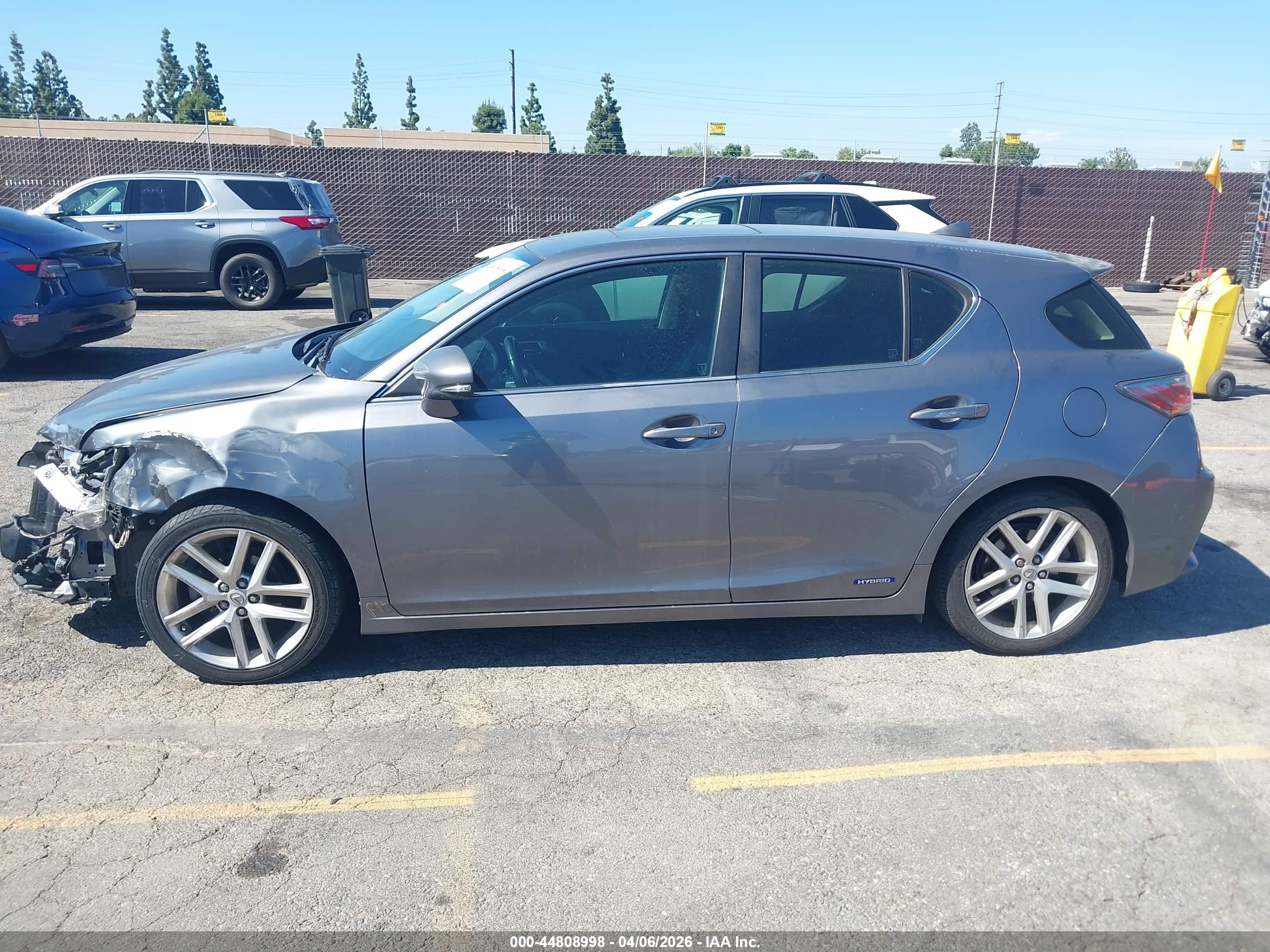 2015 Lexus Ct 200h   Gray vin: JTHKD5BH6F2213902