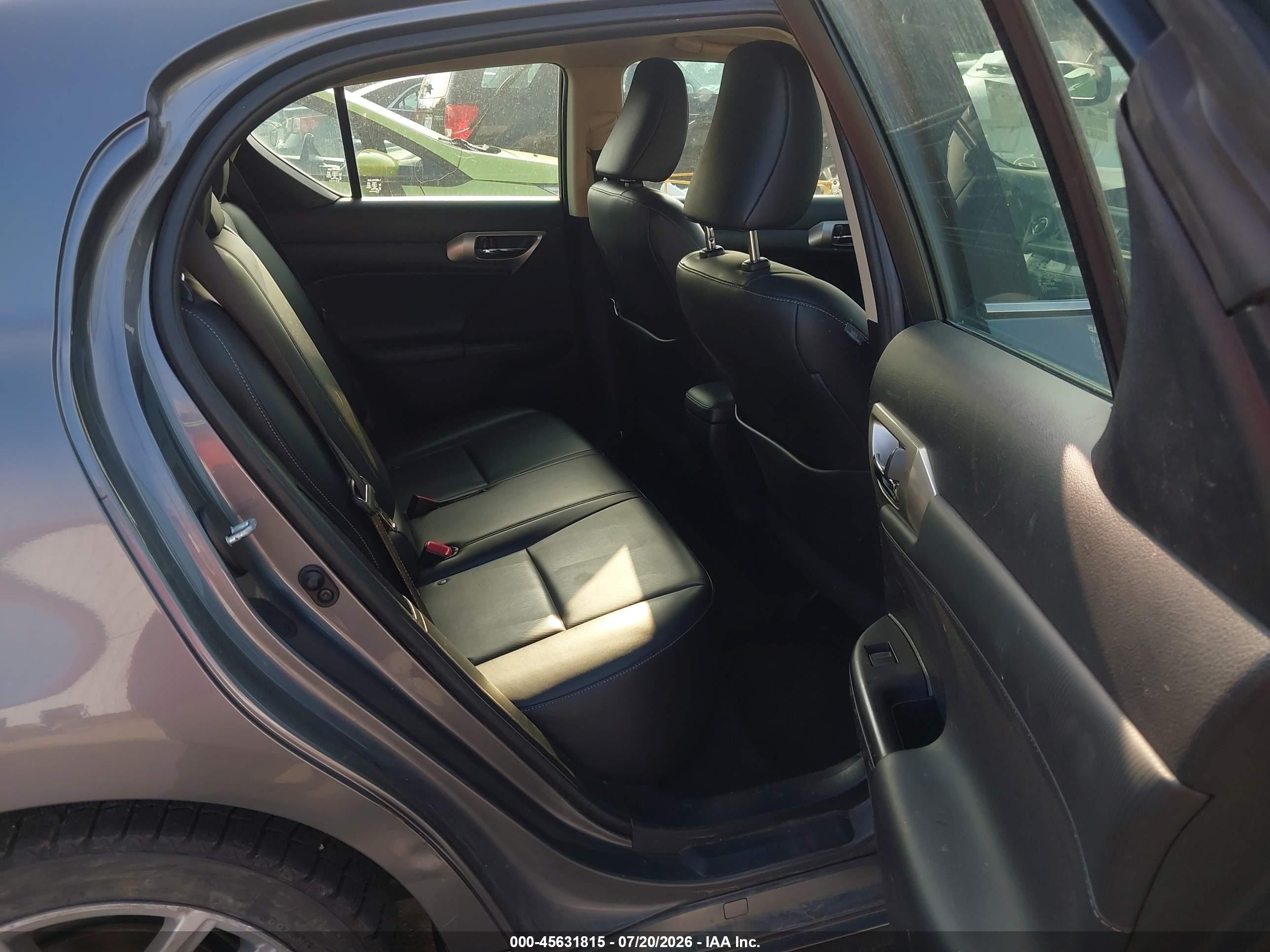 2015 Lexus Ct 200h   Gray vin: JTHKD5BH6F2220364