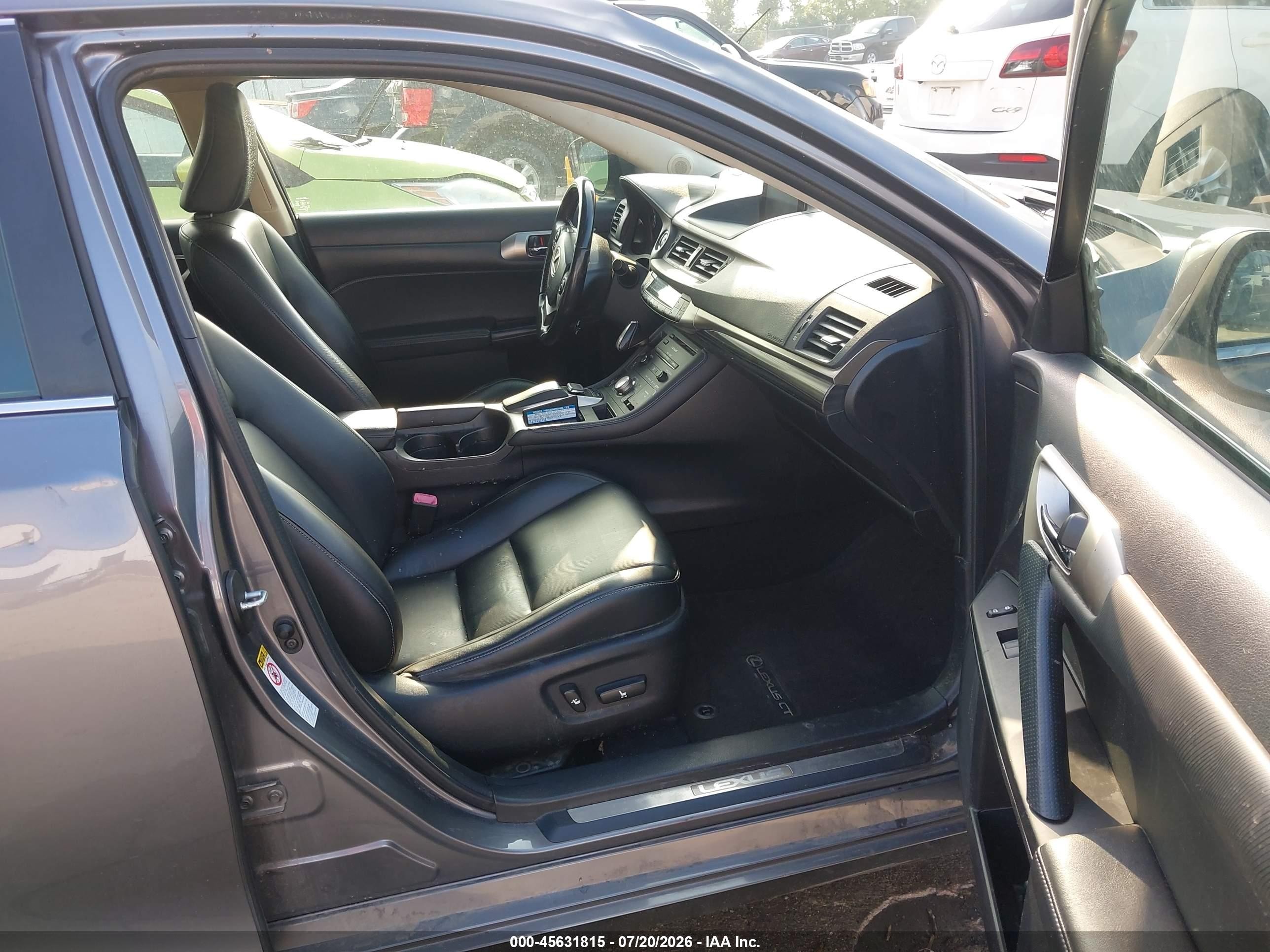 2015 Lexus Ct 200h   Gray vin: JTHKD5BH6F2220364