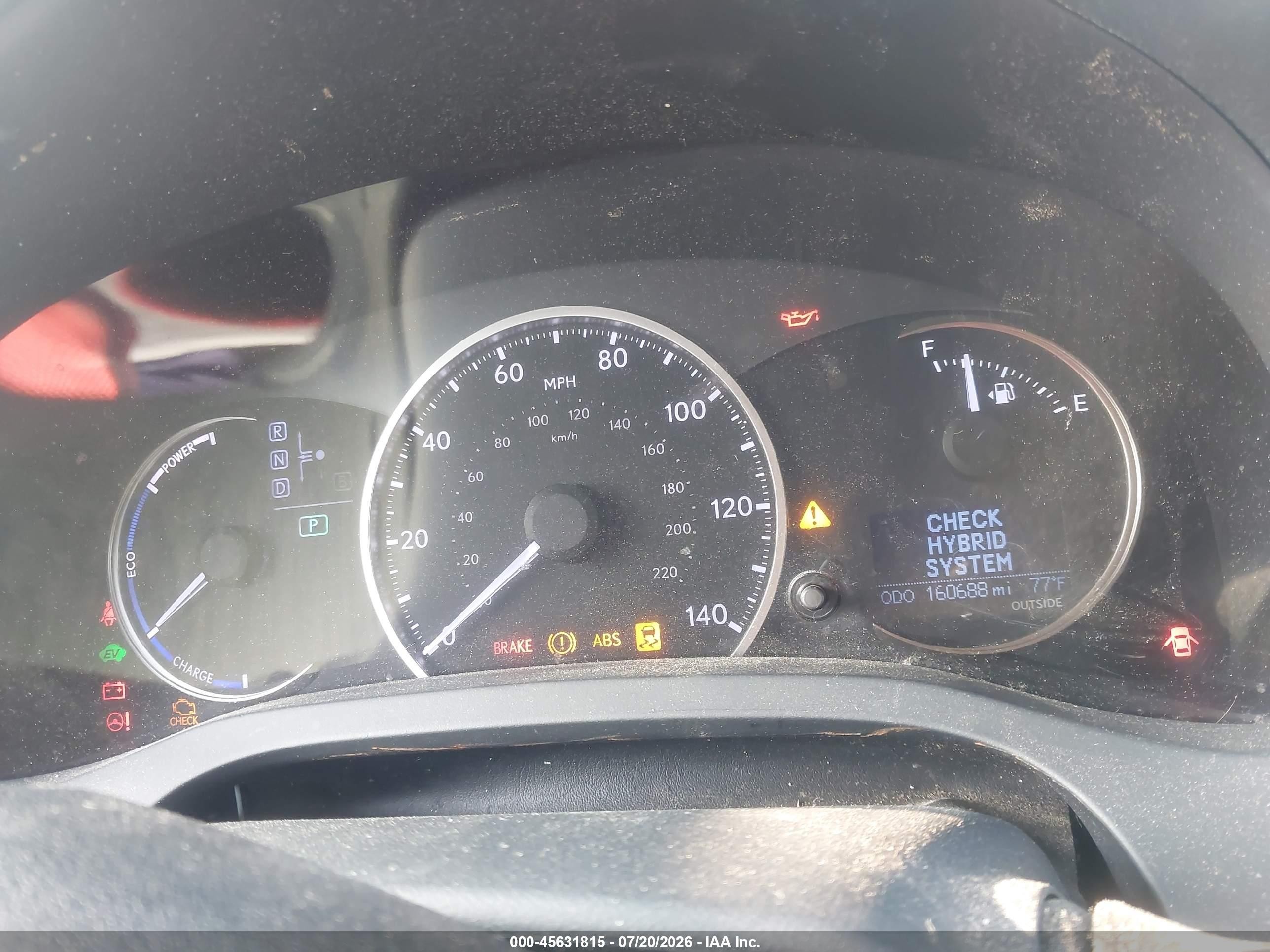 2015 Lexus Ct 200h   Gray vin: JTHKD5BH6F2220364