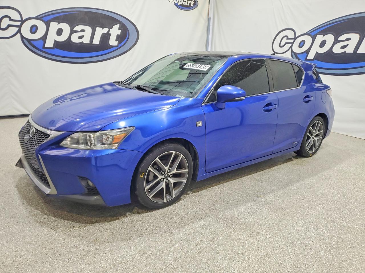 2015 Lexus Ct 200 Blue vin: JTHKD5BH6F2225211