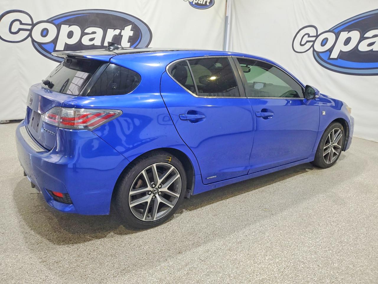 2015 Lexus Ct 200 Blue vin: JTHKD5BH6F2225211