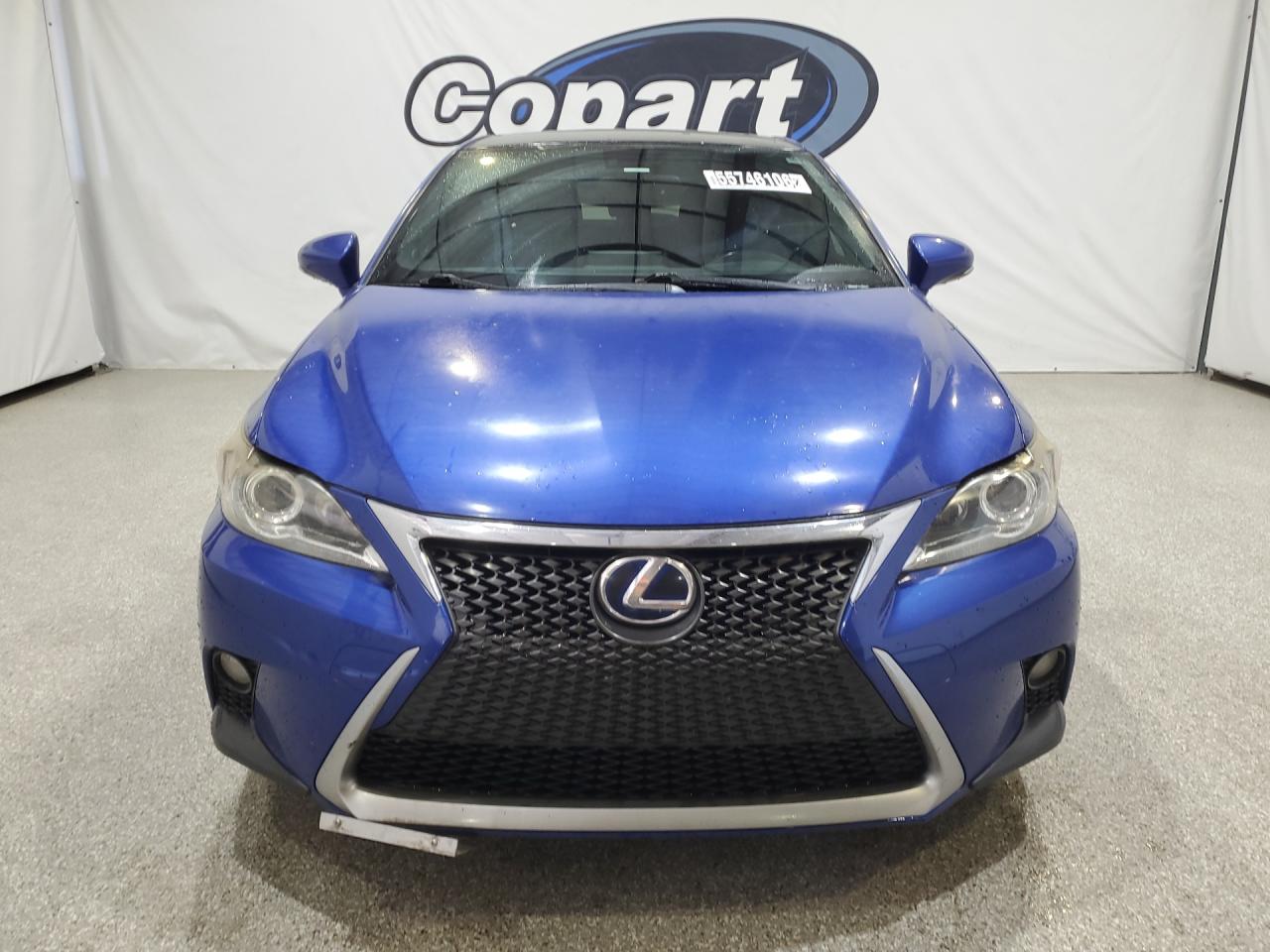 2015 Lexus Ct 200 Blue vin: JTHKD5BH6F2225211 Damage: Front License Bracket, Aftermarket, Removal Required