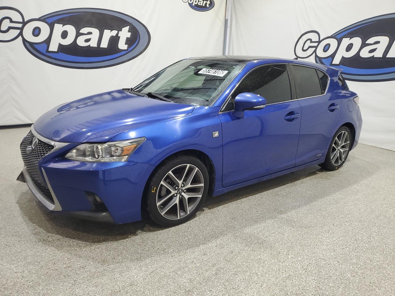 2015 Lexus Ct 200 Blue vin: JTHKD5BH6F2225211 Damage: Left Front Fender, Chipped, 2