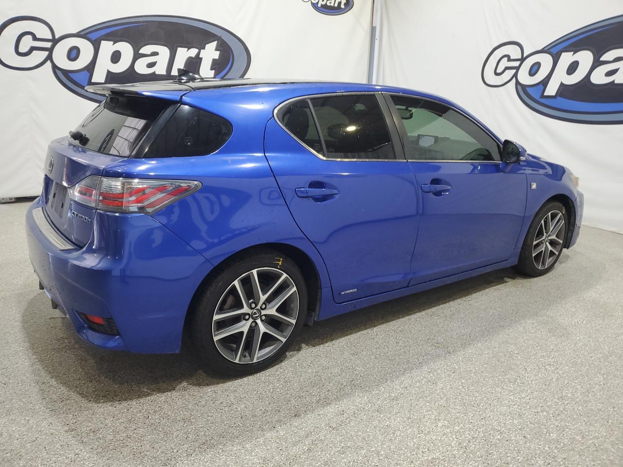 2015 Lexus Ct 200 Blue vin: JTHKD5BH6F2225211 Damage: Left Rear Door, Chipped, 2