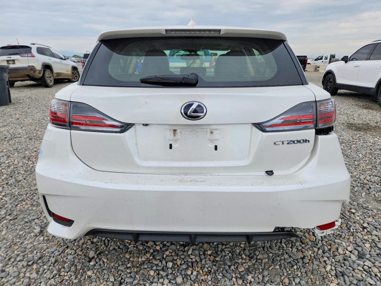 2015 Lexus Ct 200 White vin: JTHKD5BH6F2229498