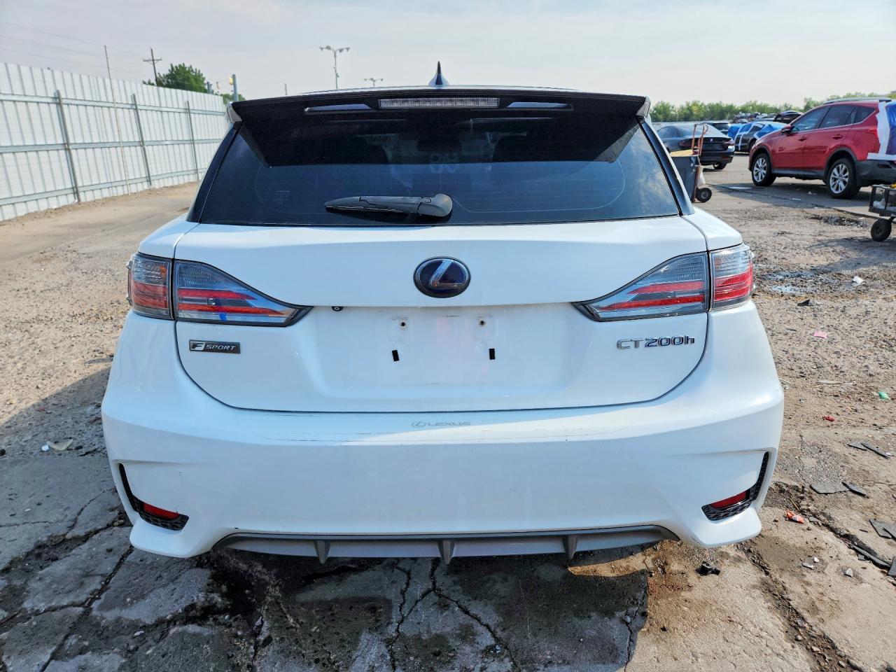 2015 Lexus Ct 200 White vin: JTHKD5BH6F2233647
