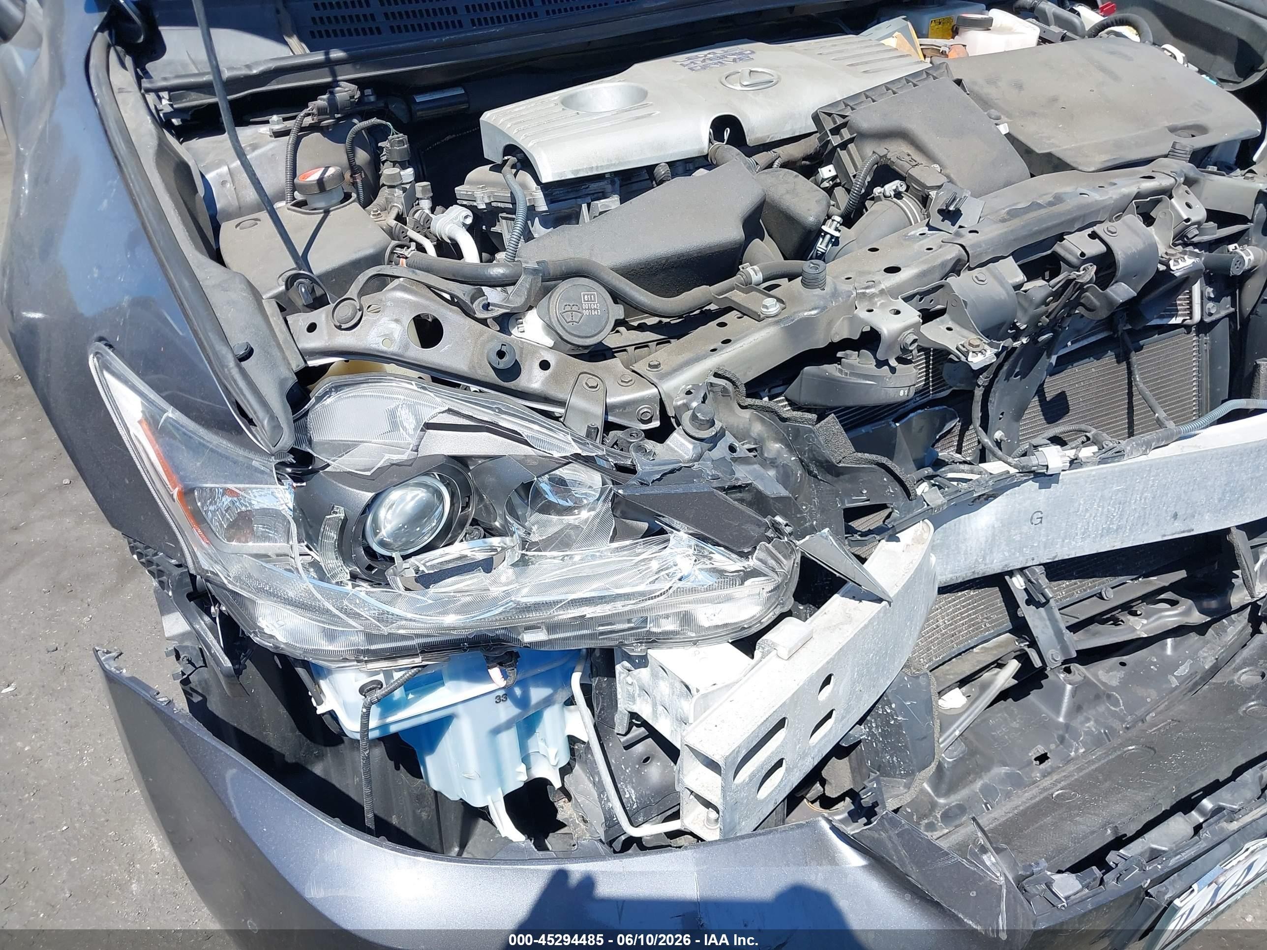 2015 Lexus Ct 200h   Gray vin: JTHKD5BH6F2242266
