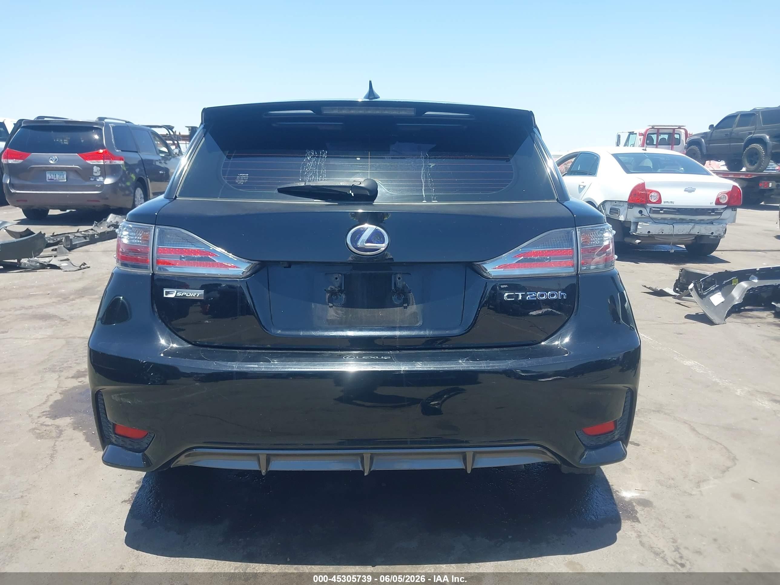 2015 Lexus Ct 200h   Black vin: JTHKD5BH6F2245152