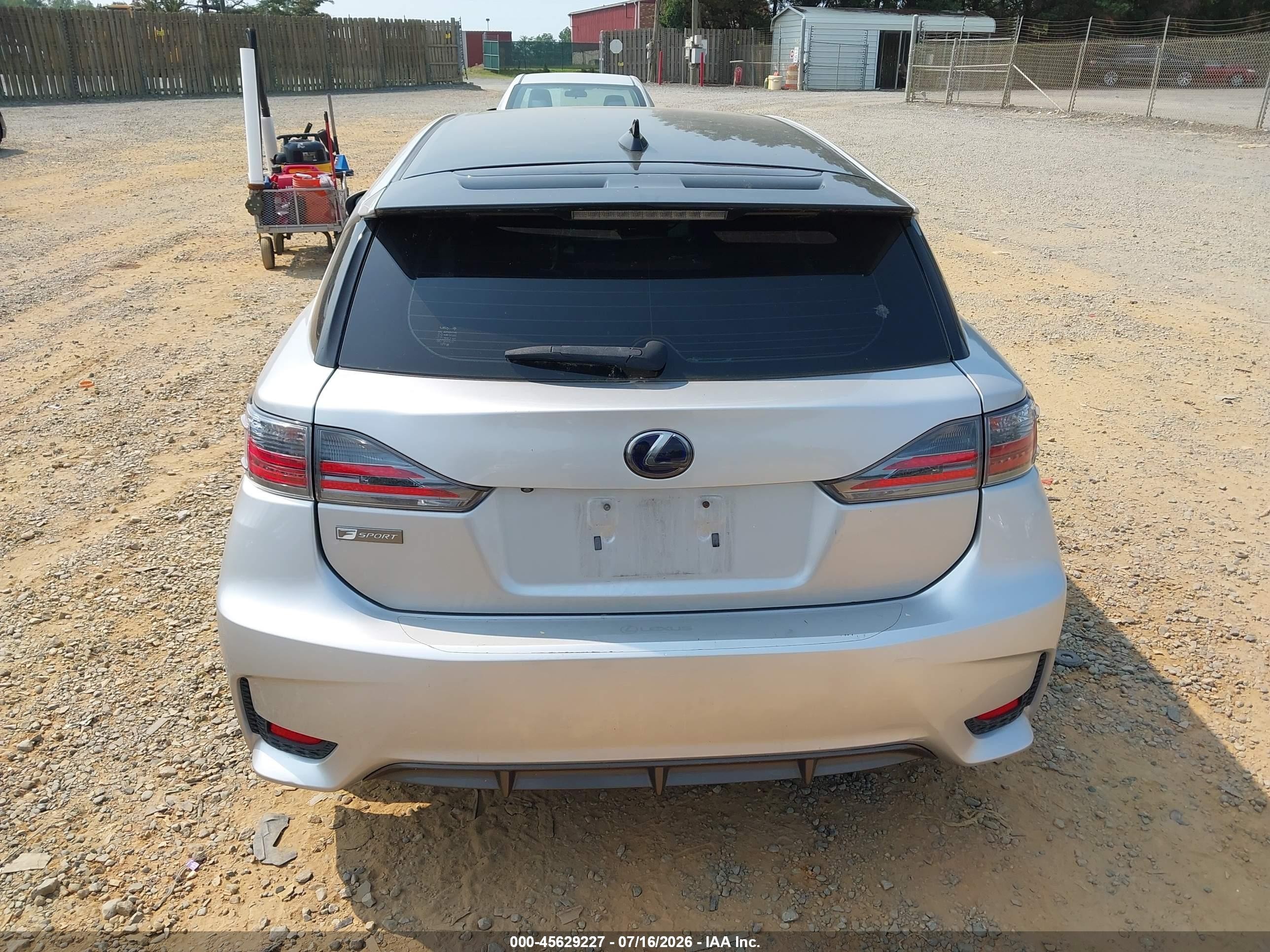 2015 Lexus Ct 200h   Silver vin: JTHKD5BH6F2249234