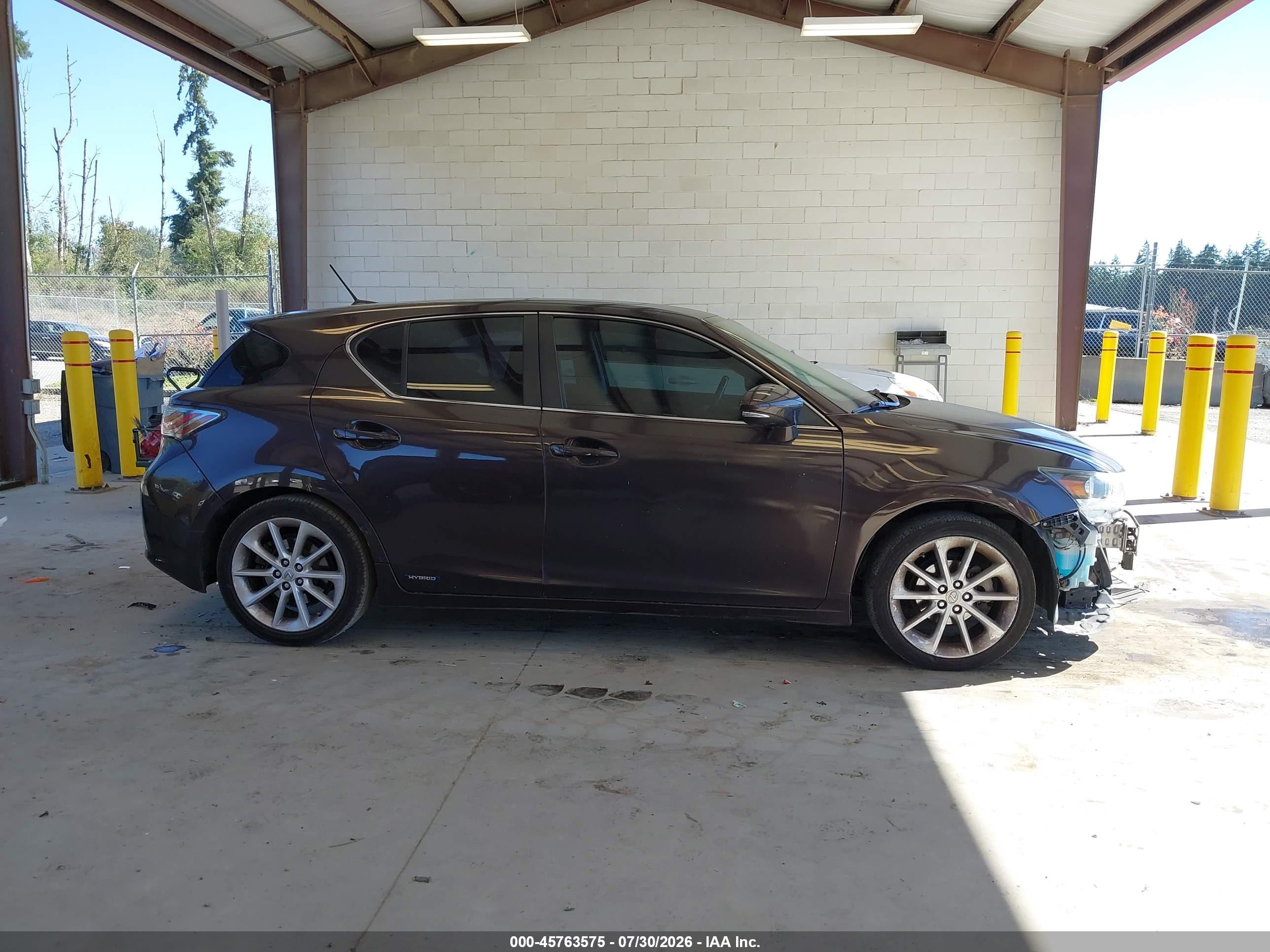 2011 Lexus Ct 200h Premium Brown vin: JTHKD5BH7B2003707