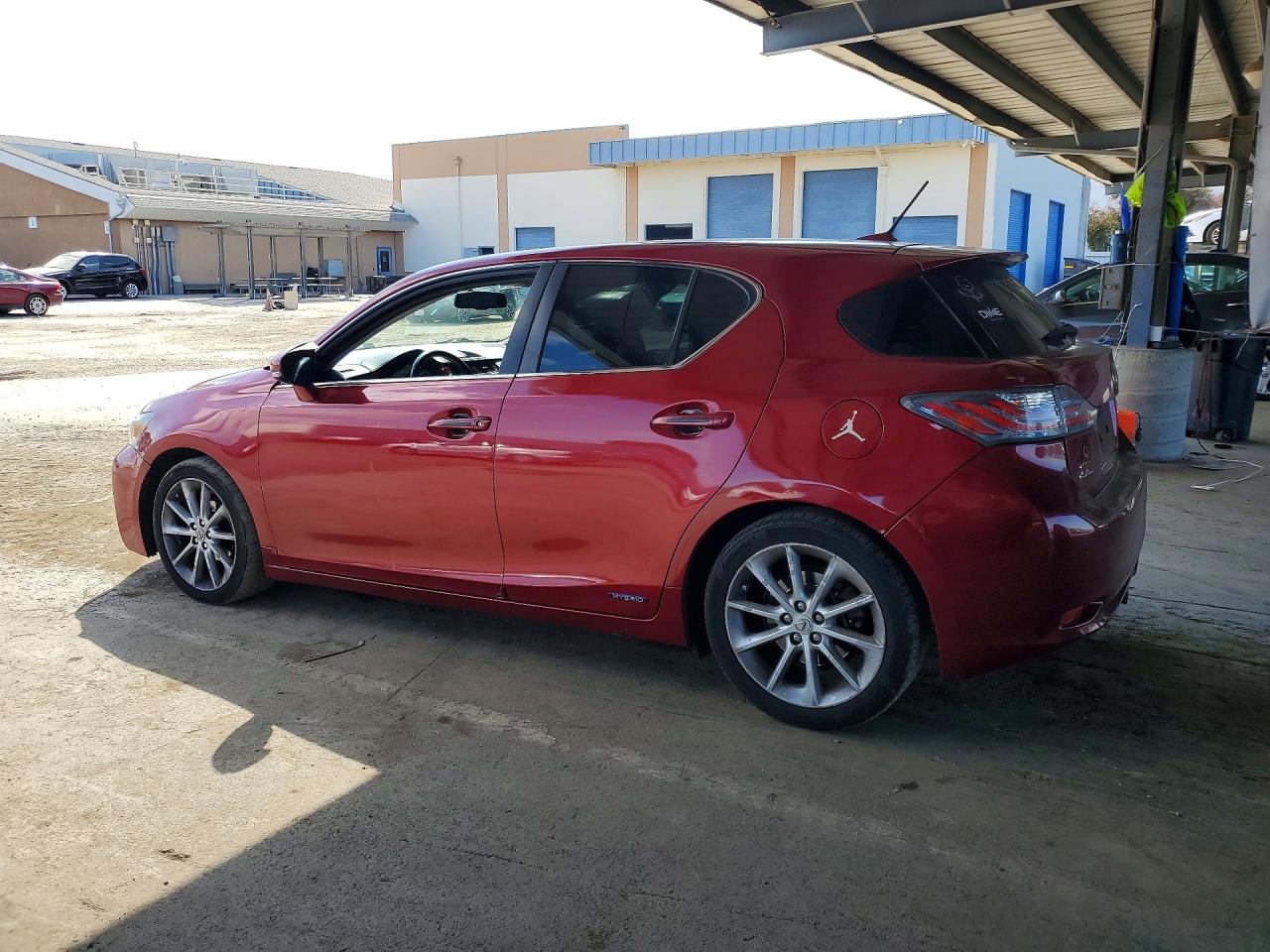 2012 Lexus Ct 200 Burgundy vin: JTHKD5BH7C2067490