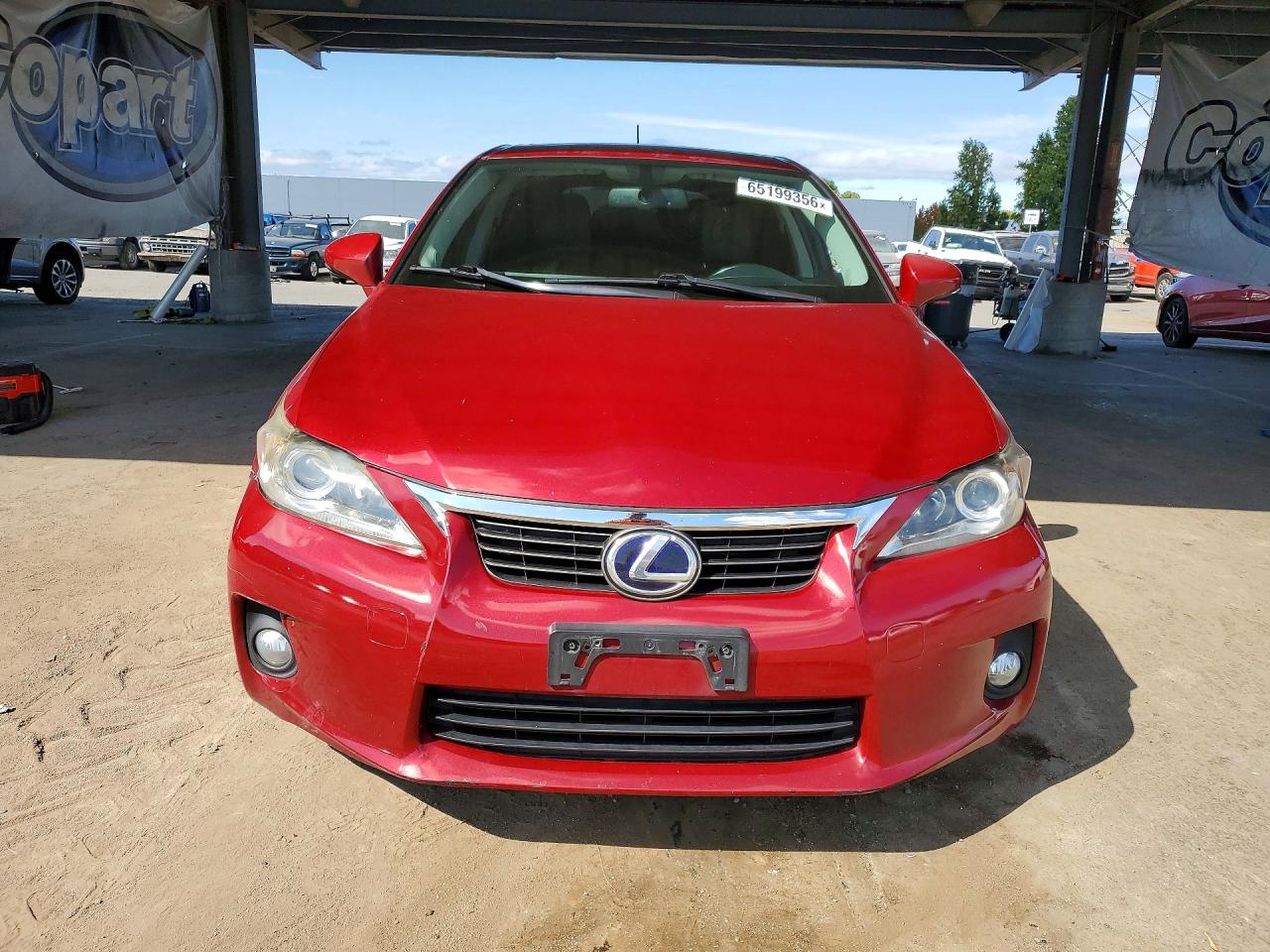 2012 Lexus Ct 200 Burgundy vin: JTHKD5BH7C2067490