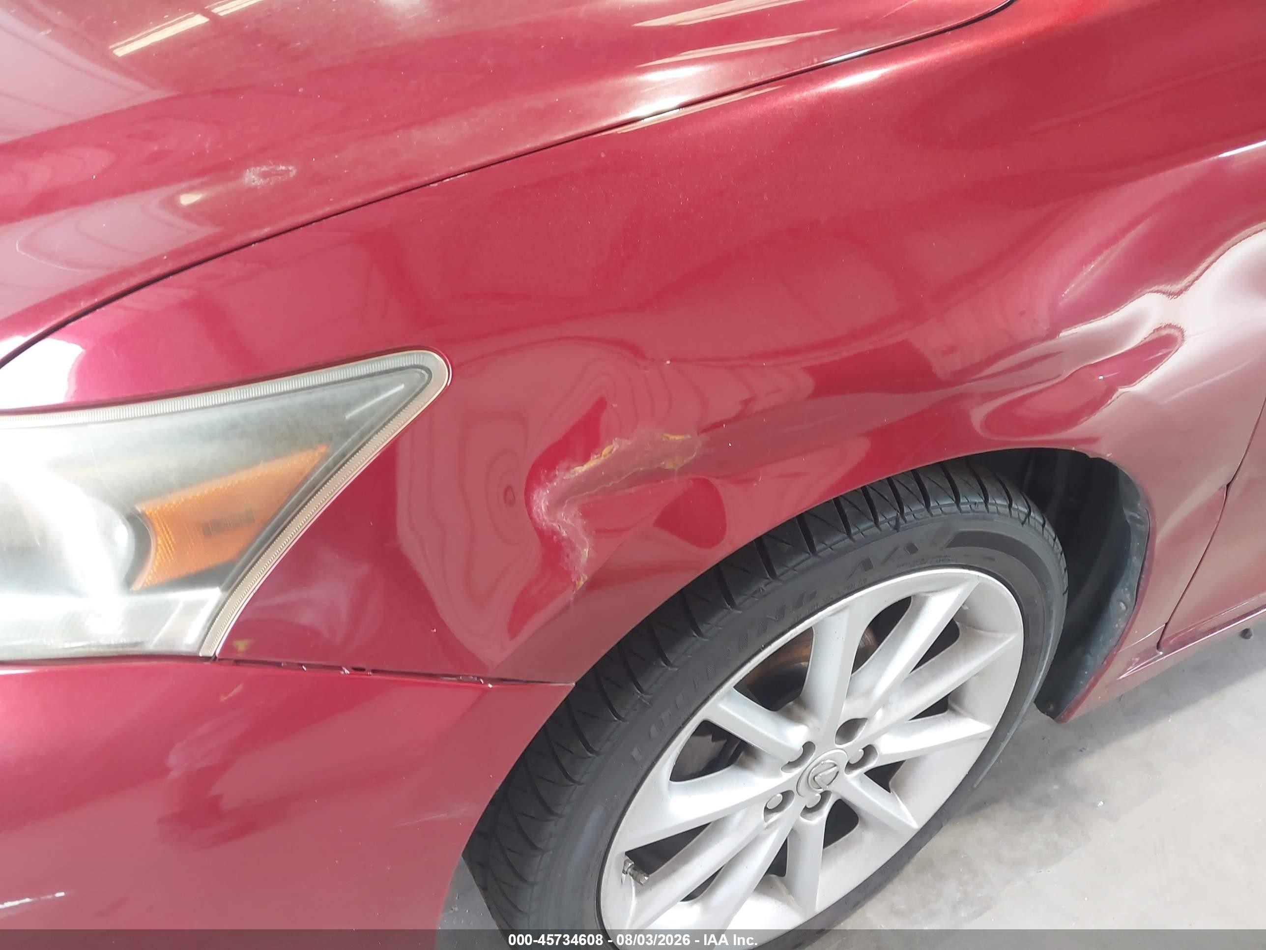 2012 Lexus Ct 200h Premium Burgundy vin: JTHKD5BH7C2068106
