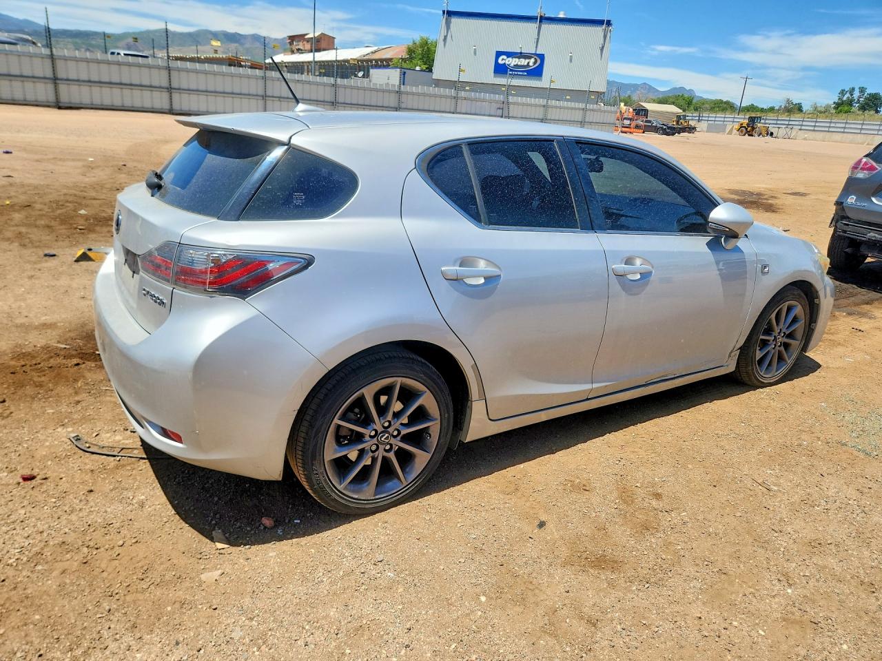 2012 Lexus Ct 200h Premium Silver vin: JTHKD5BH7C2074889