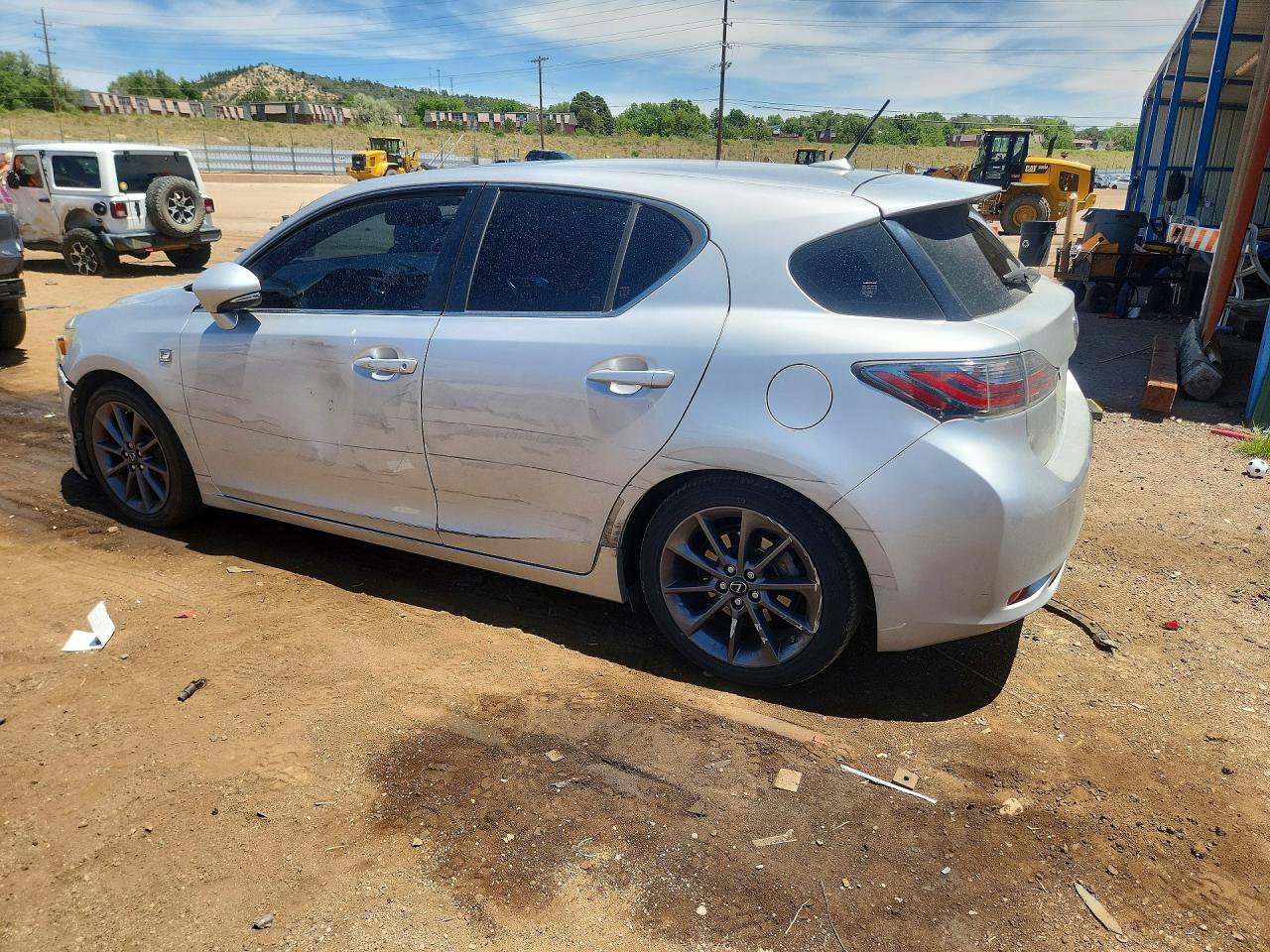 2012 Lexus Ct 200h Premium Silver vin: JTHKD5BH7C2074889
