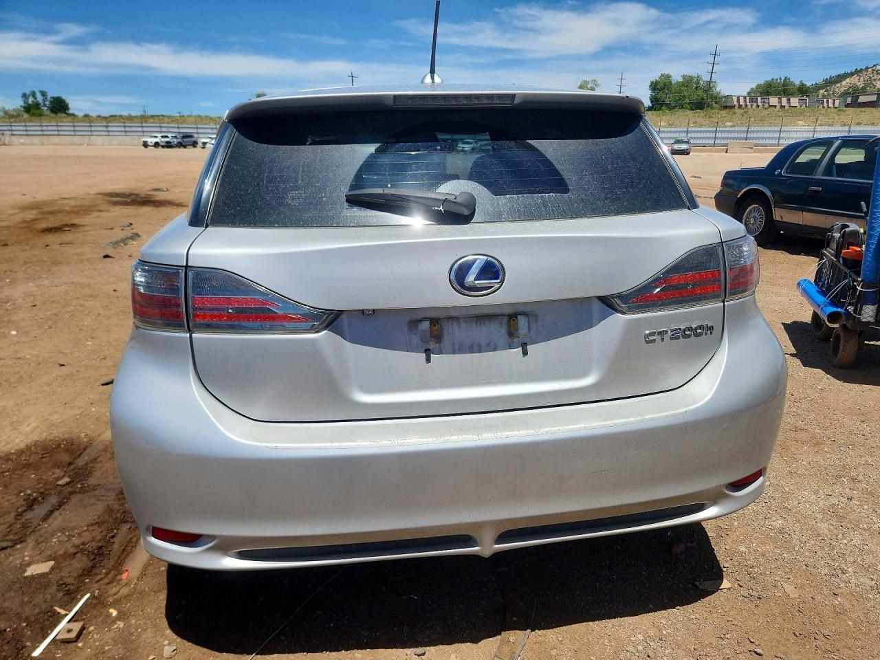 2012 Lexus Ct 200h Premium Silver vin: JTHKD5BH7C2074889