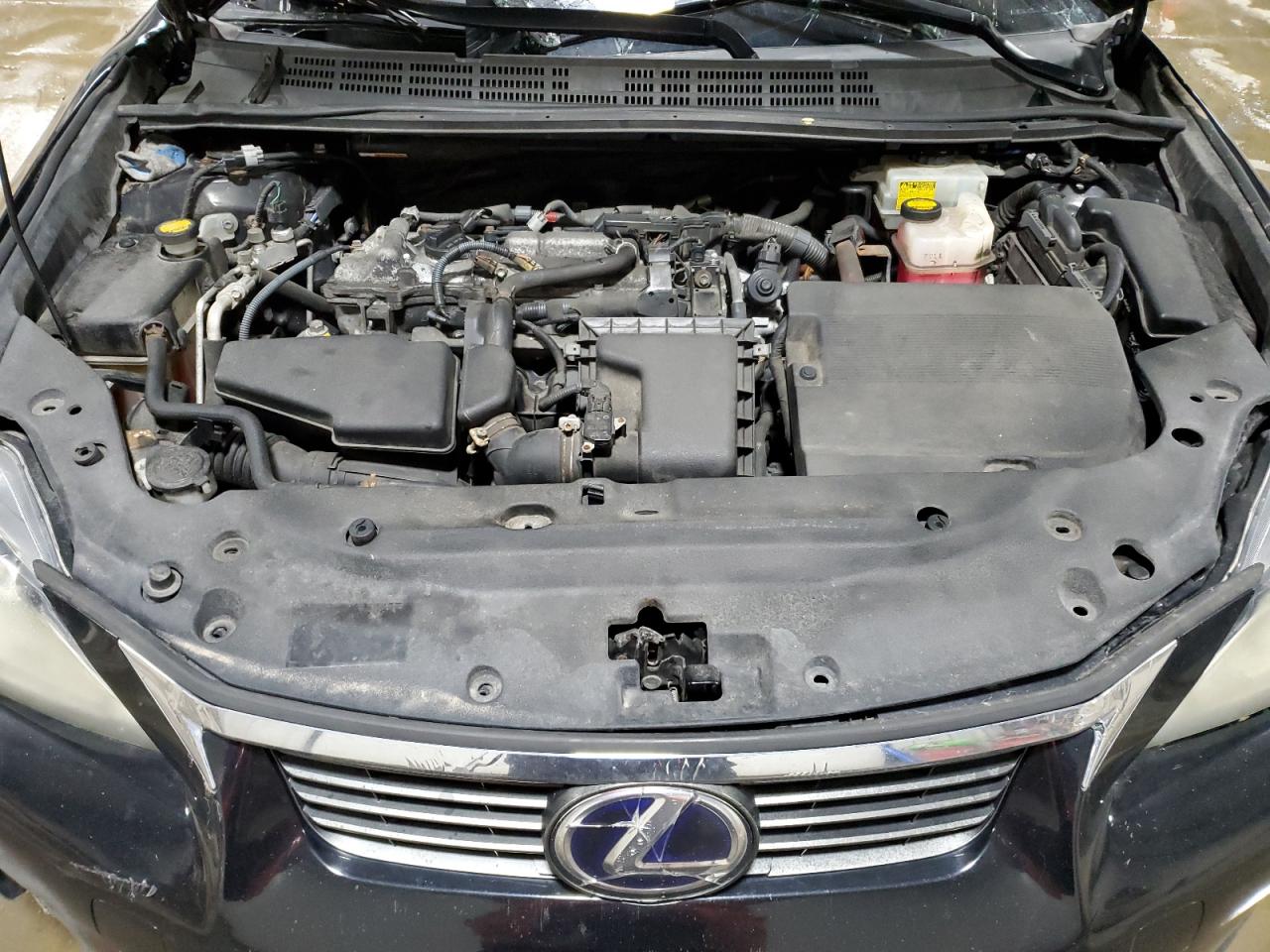2012 Lexus Ct 200 Черный vin: JTHKD5BH7C2077193