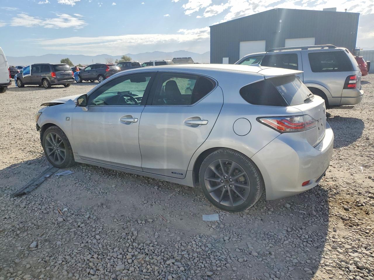 2012 Lexus Ct 200 Gray vin: JTHKD5BH7C2079493