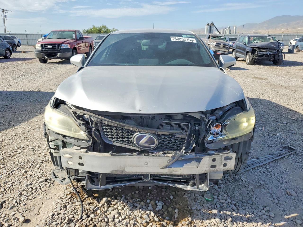 2012 Lexus Ct 200 Gray vin: JTHKD5BH7C2079493