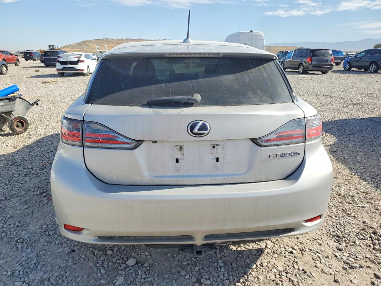 2012 Lexus Ct 200 Gray vin: JTHKD5BH7C2079493