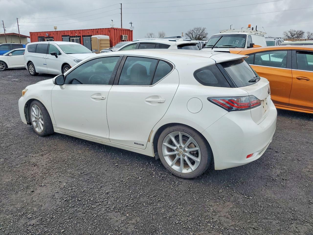 2012 Lexus Ct White vin: JTHKD5BH7C2089215