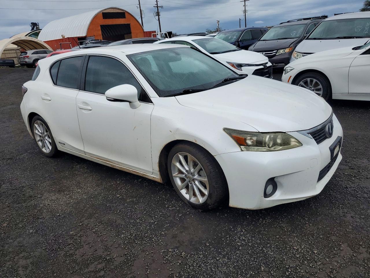 2012 Lexus Ct White vin: JTHKD5BH7C2089215