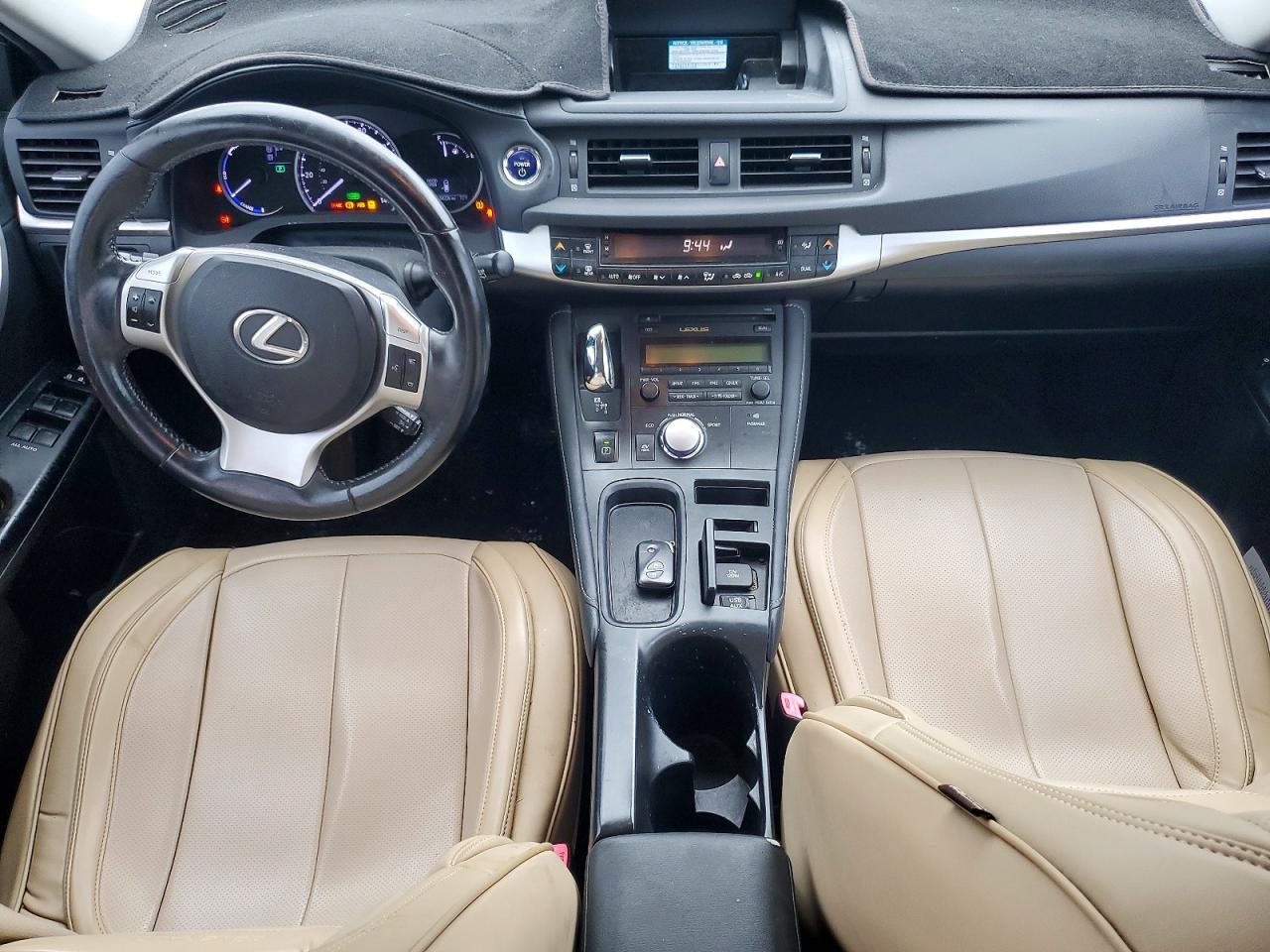 2012 Lexus Ct White vin: JTHKD5BH7C2089215