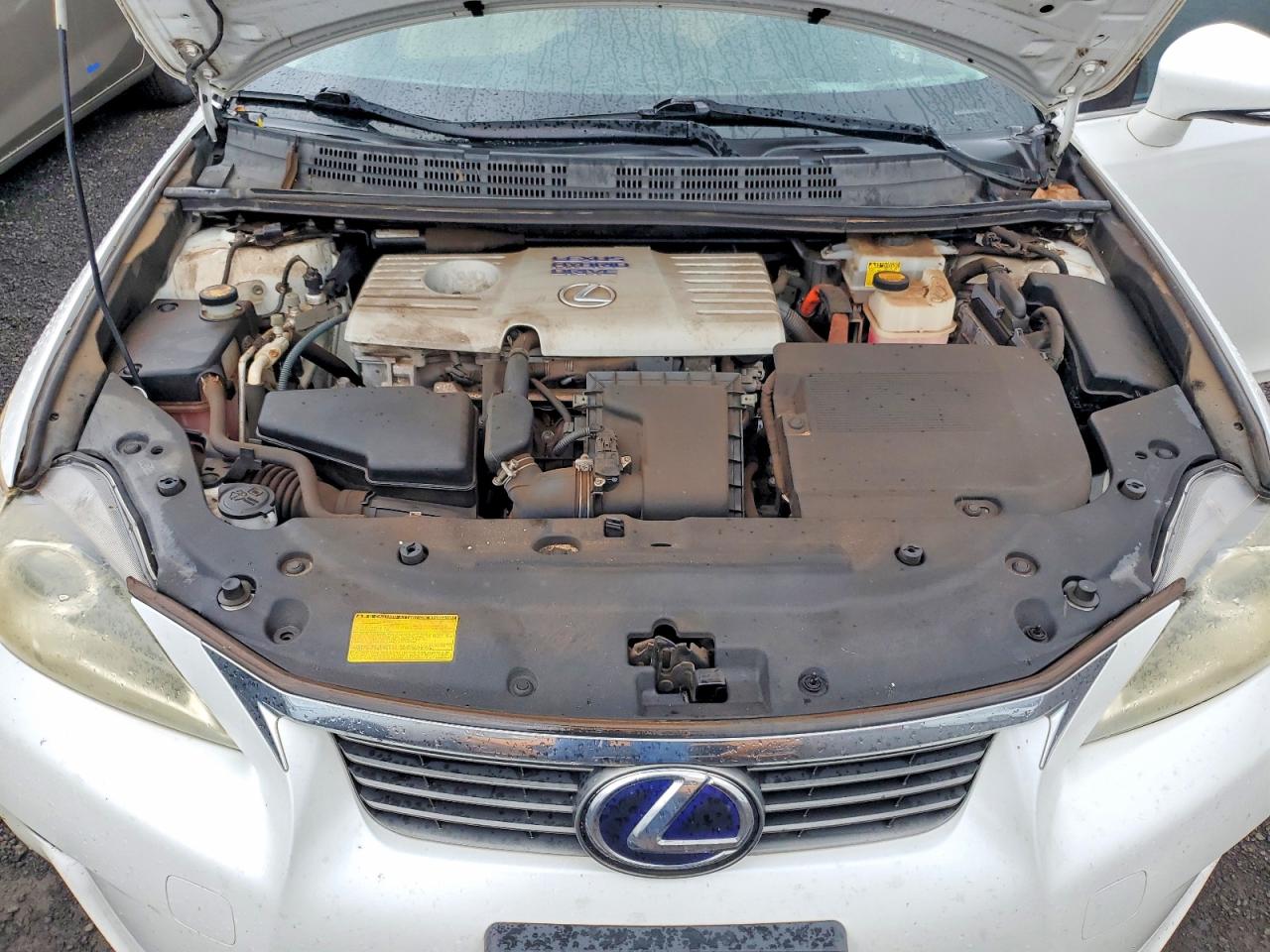 2012 Lexus Ct White vin: JTHKD5BH7C2089215
