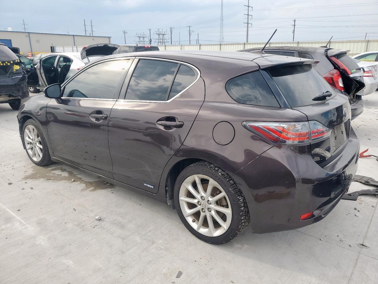 2012 Lexus Ct 200 Brown vin: JTHKD5BH7C2090090