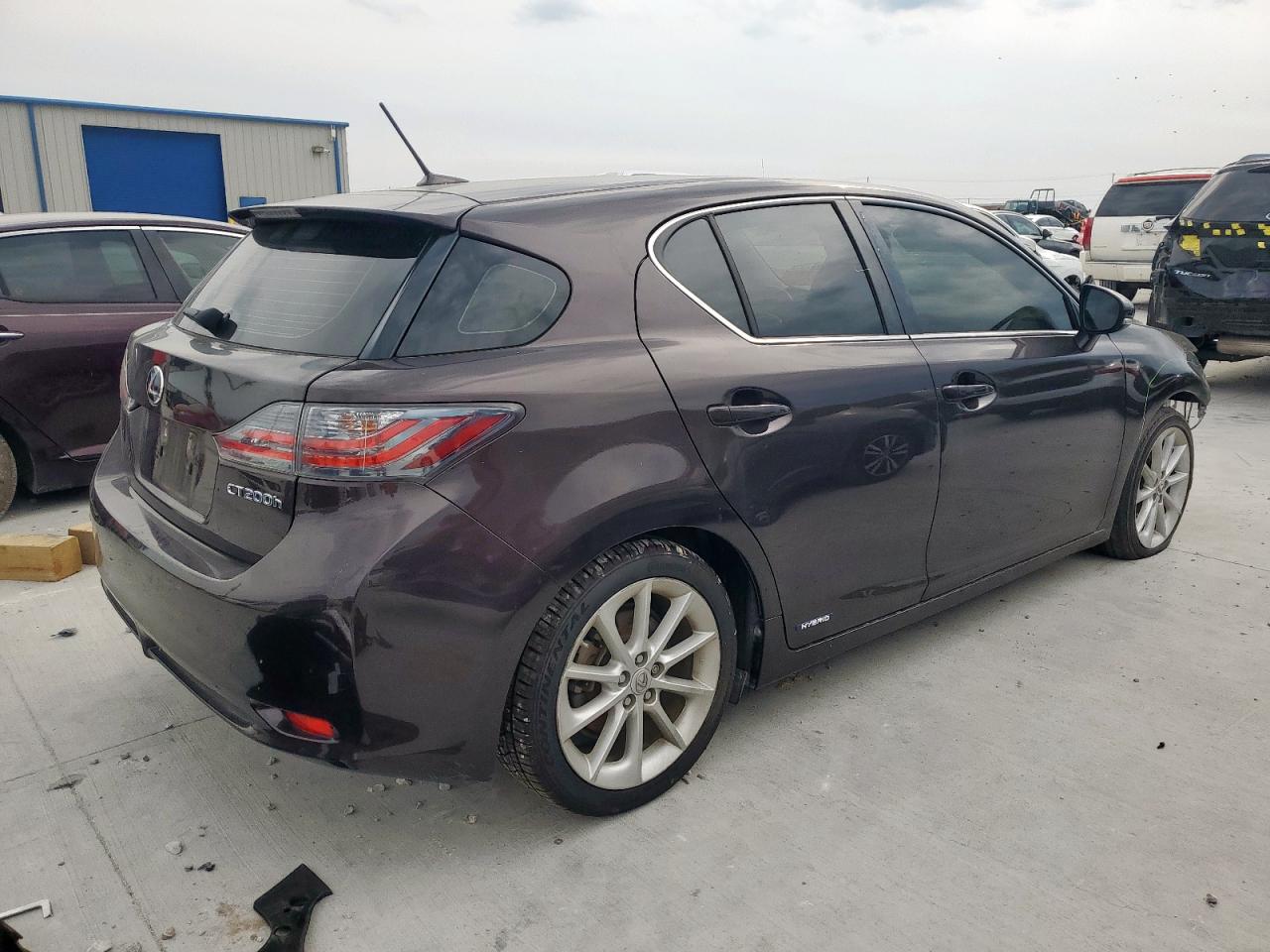 2012 Lexus Ct 200 Brown vin: JTHKD5BH7C2090090