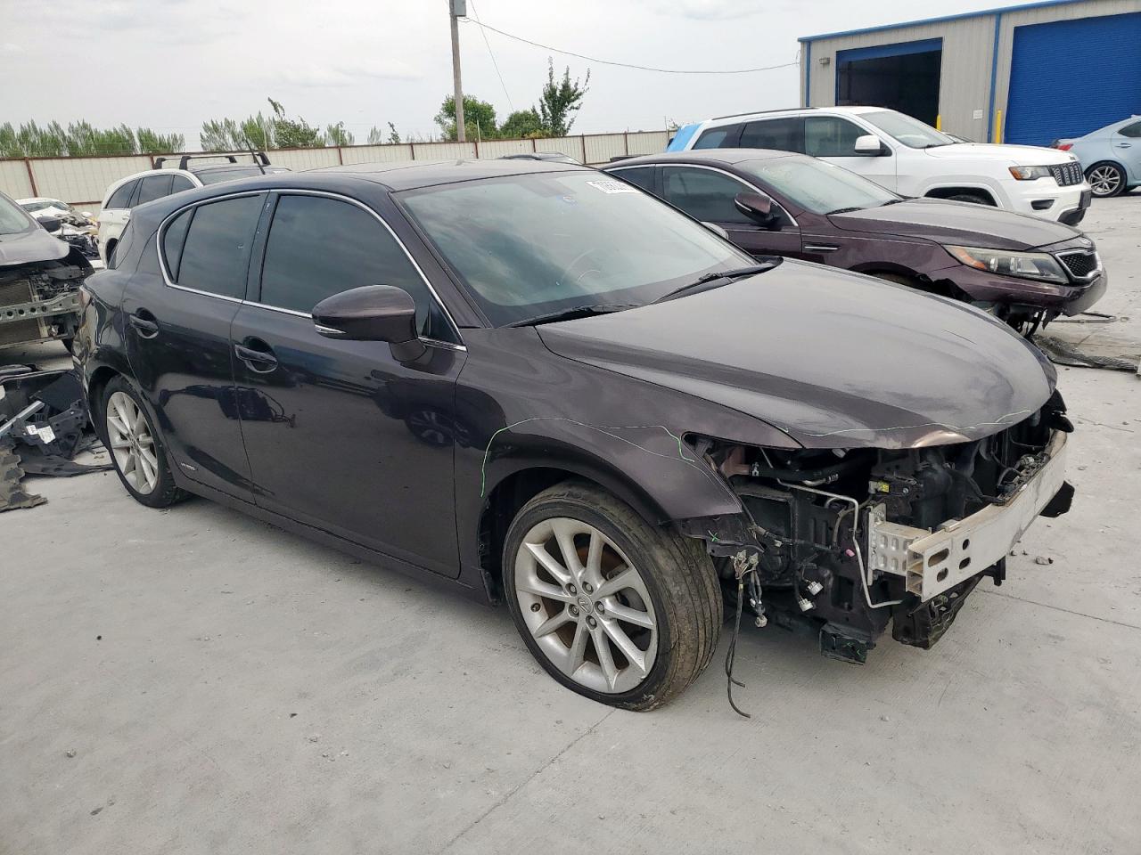 2012 Lexus Ct 200 Brown vin: JTHKD5BH7C2090090