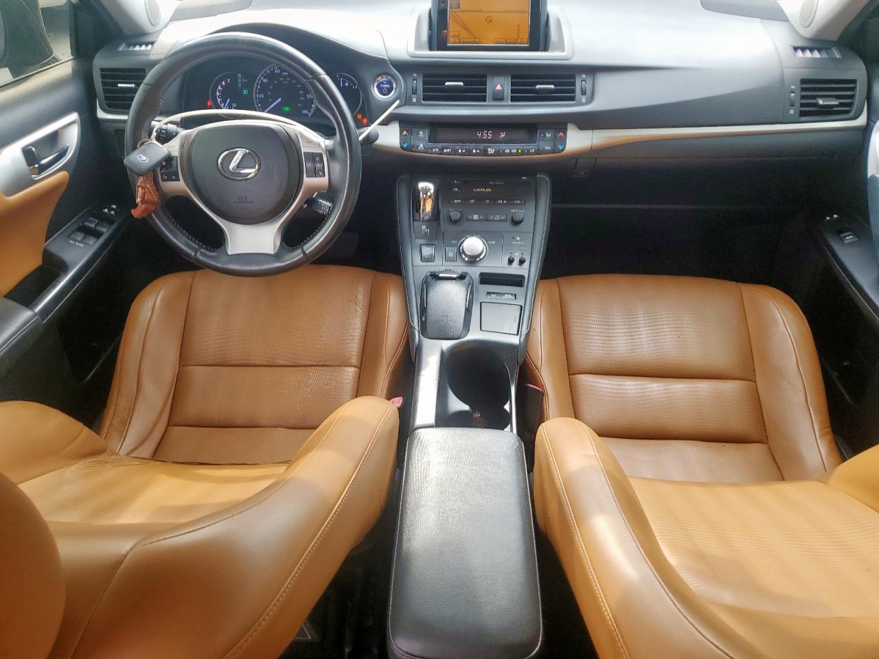 2012 Lexus Ct 200 Brown vin: JTHKD5BH7C2090090