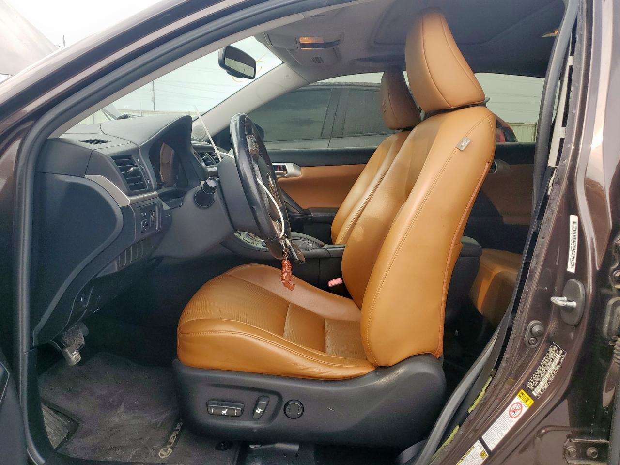 2012 Lexus Ct 200 Brown vin: JTHKD5BH7C2090090