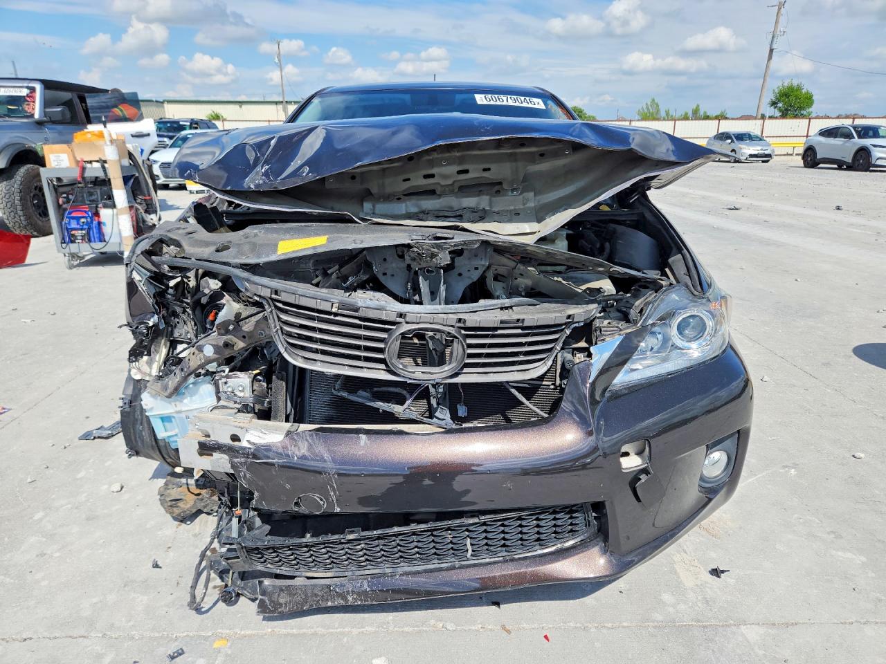 2012 Lexus Ct 200 Brown vin: JTHKD5BH7C2090090