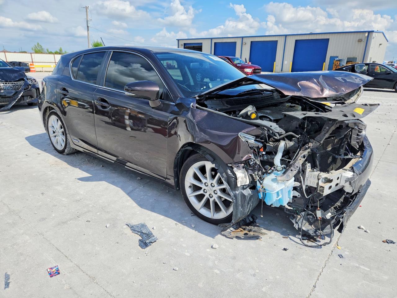 2012 Lexus Ct 200 Brown vin: JTHKD5BH7C2090090