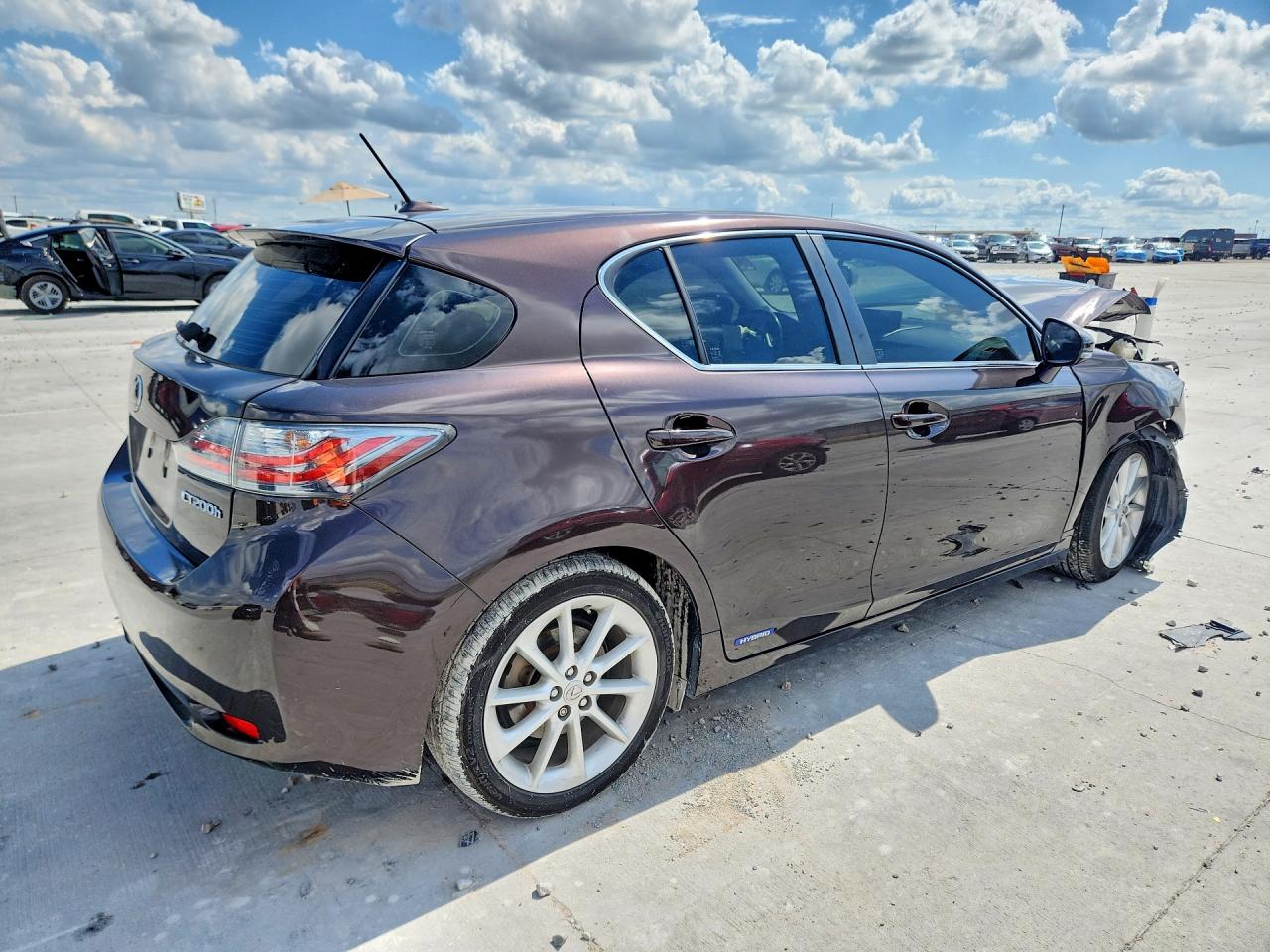 2012 Lexus Ct 200 Brown vin: JTHKD5BH7C2090090
