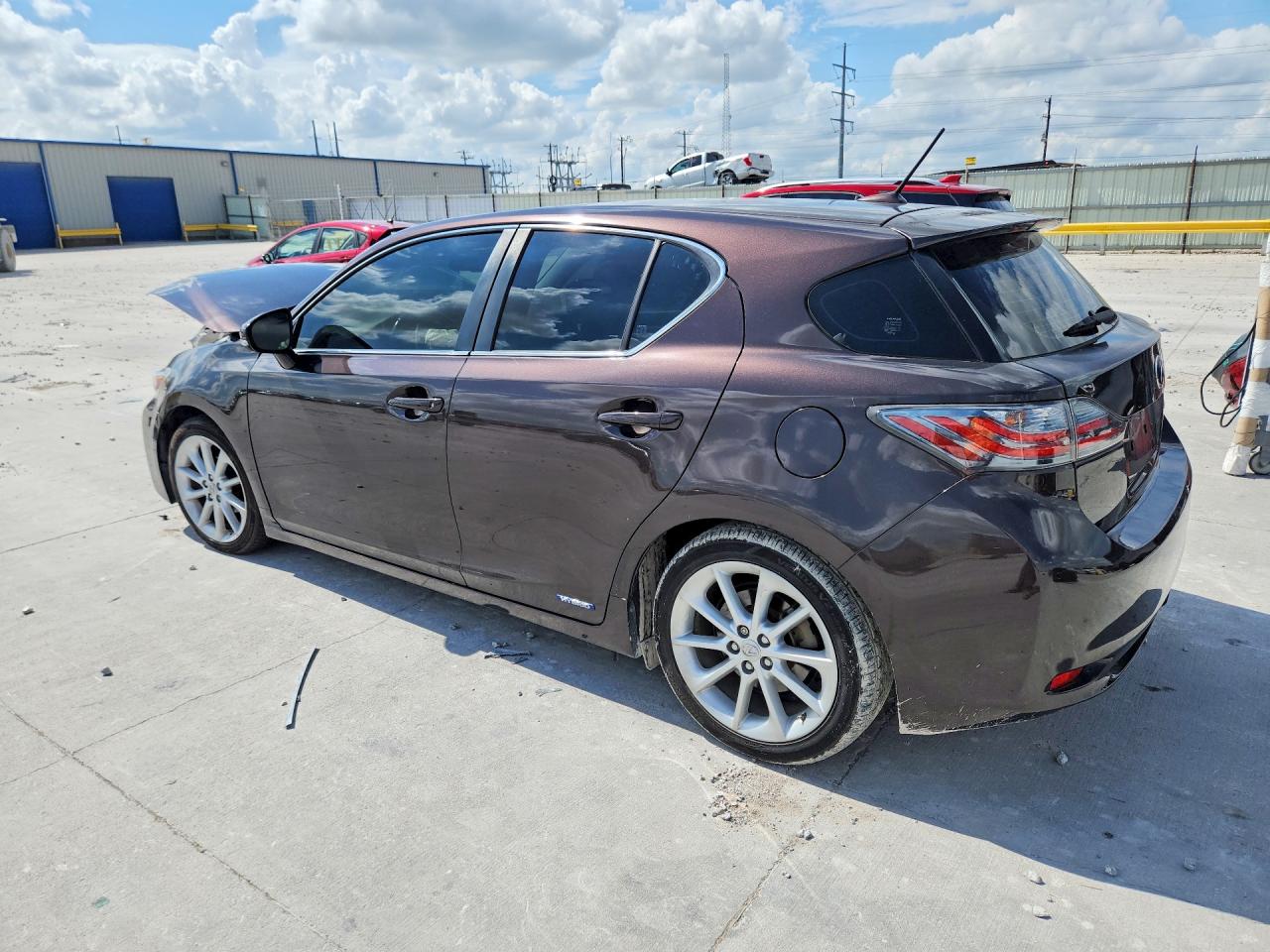 2012 Lexus Ct 200 Brown vin: JTHKD5BH7C2090090