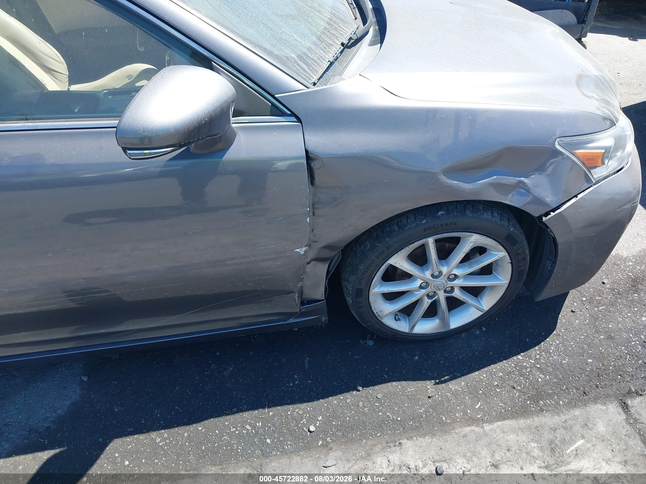 2012 Lexus Ct 200h Premium Gray vin: JTHKD5BH7C2091451