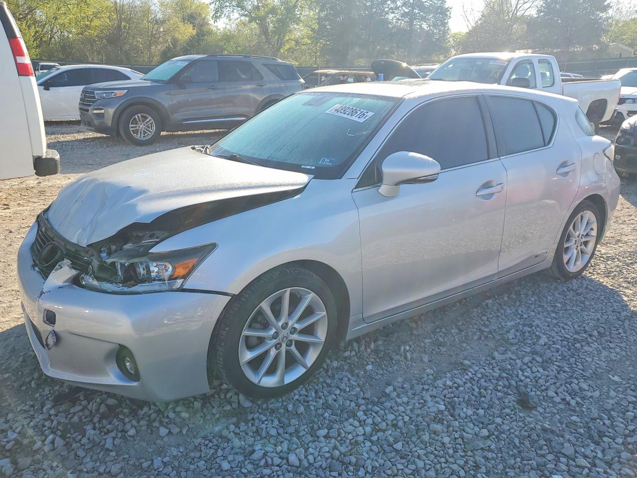 2012 Lexus Ct 200h Premium Серый vin: JTHKD5BH7C2111472