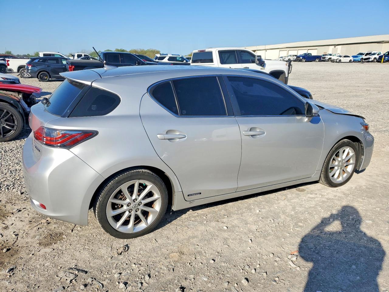 2012 Lexus Ct 200h Premium Gray vin: JTHKD5BH7C2111472