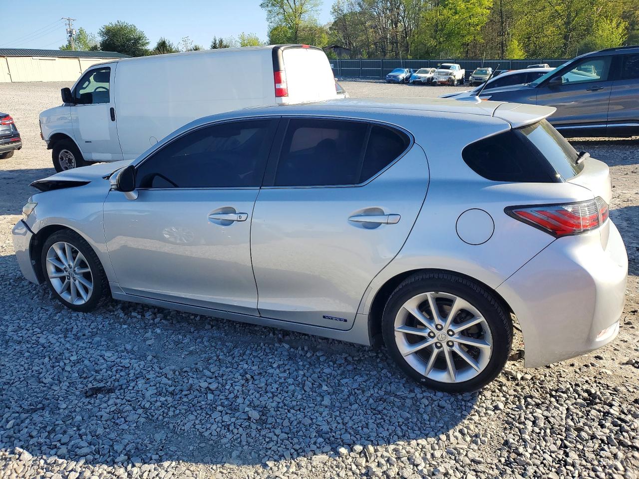 2012 Lexus Ct 200h Premium Gray vin: JTHKD5BH7C2111472