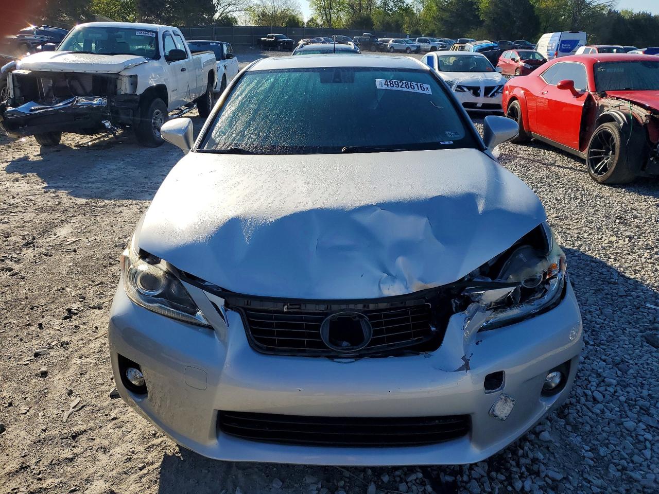 2012 Lexus Ct 200h Premium Gray vin: JTHKD5BH7C2111472