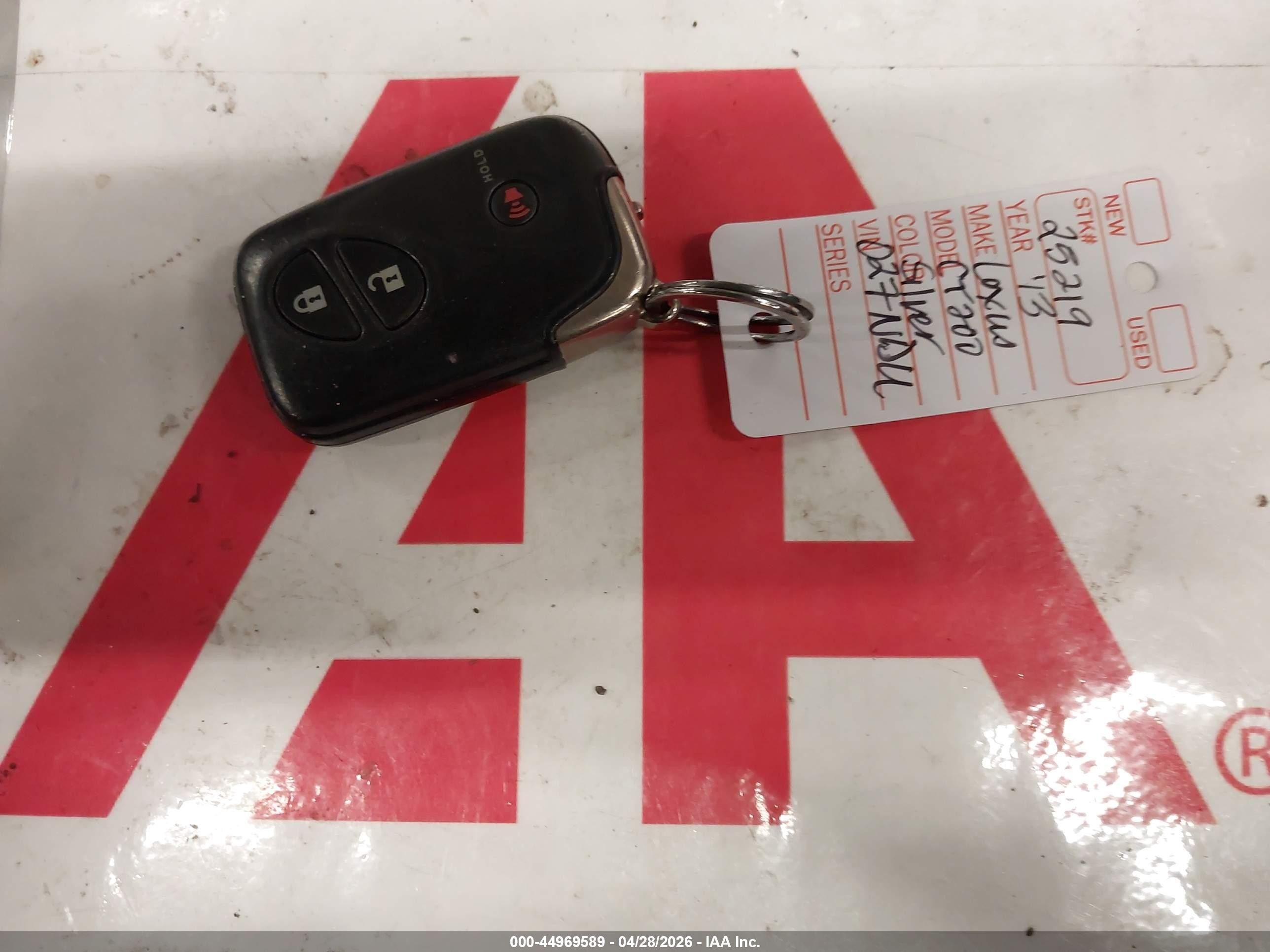 2013 Lexus Ct 200h   Silver vin: JTHKD5BH7D2129939