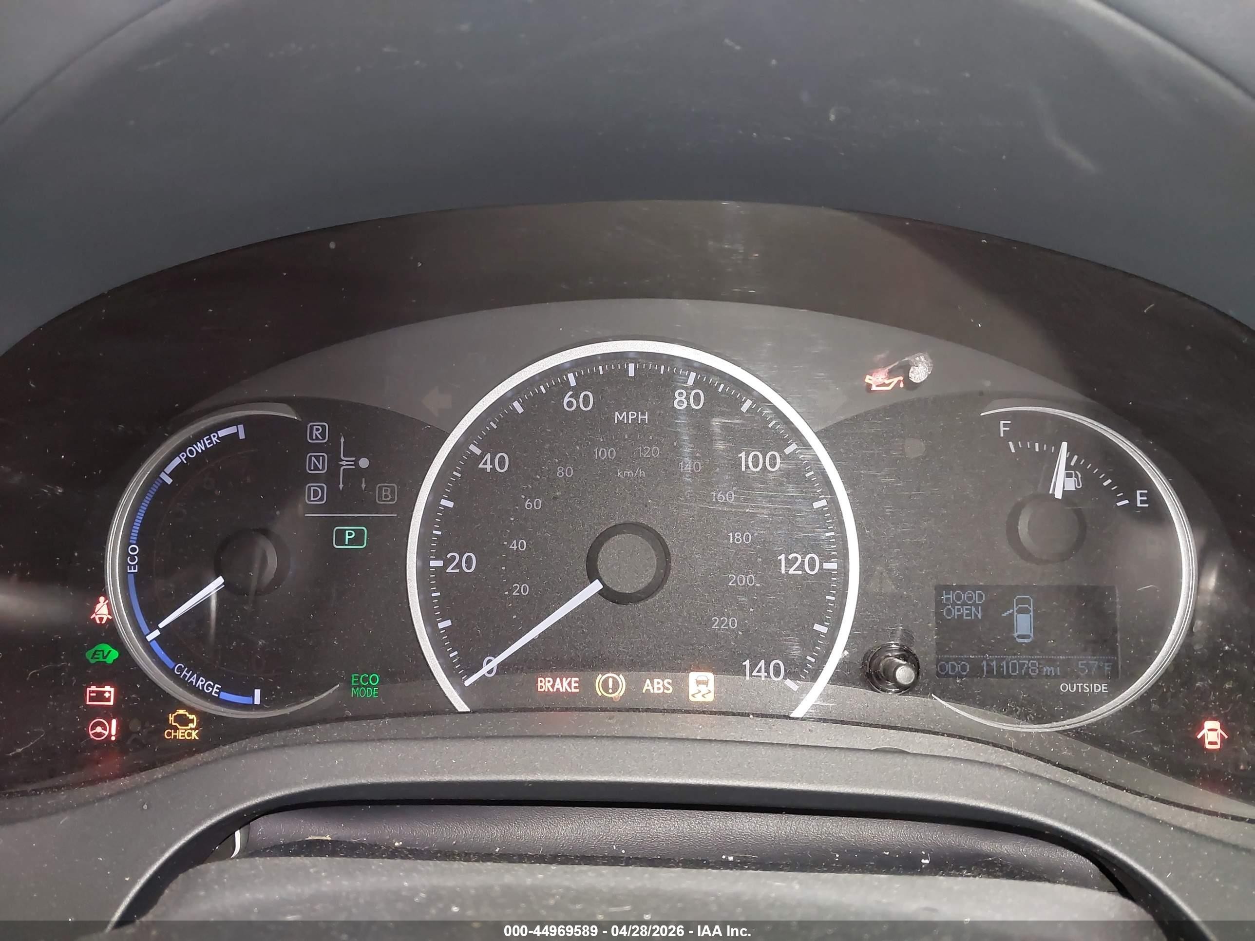 2013 Lexus Ct 200h   Silver vin: JTHKD5BH7D2129939