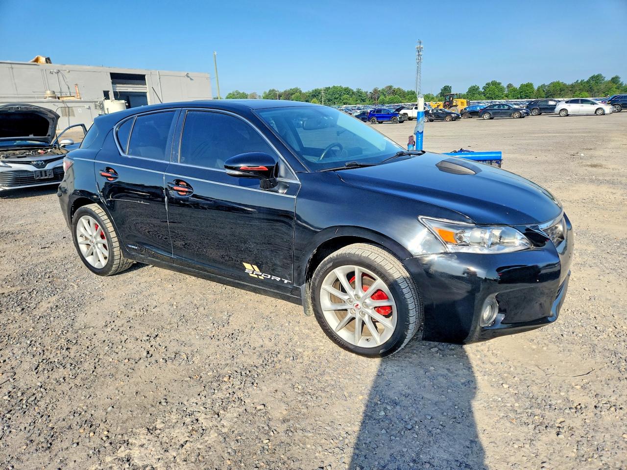 2013 Lexus Ct 200 Black vin: JTHKD5BH7D2163671