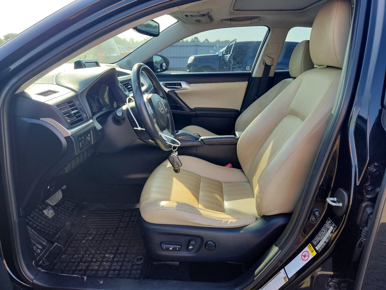 2013 Lexus Ct 200 Black vin: JTHKD5BH7D2163671